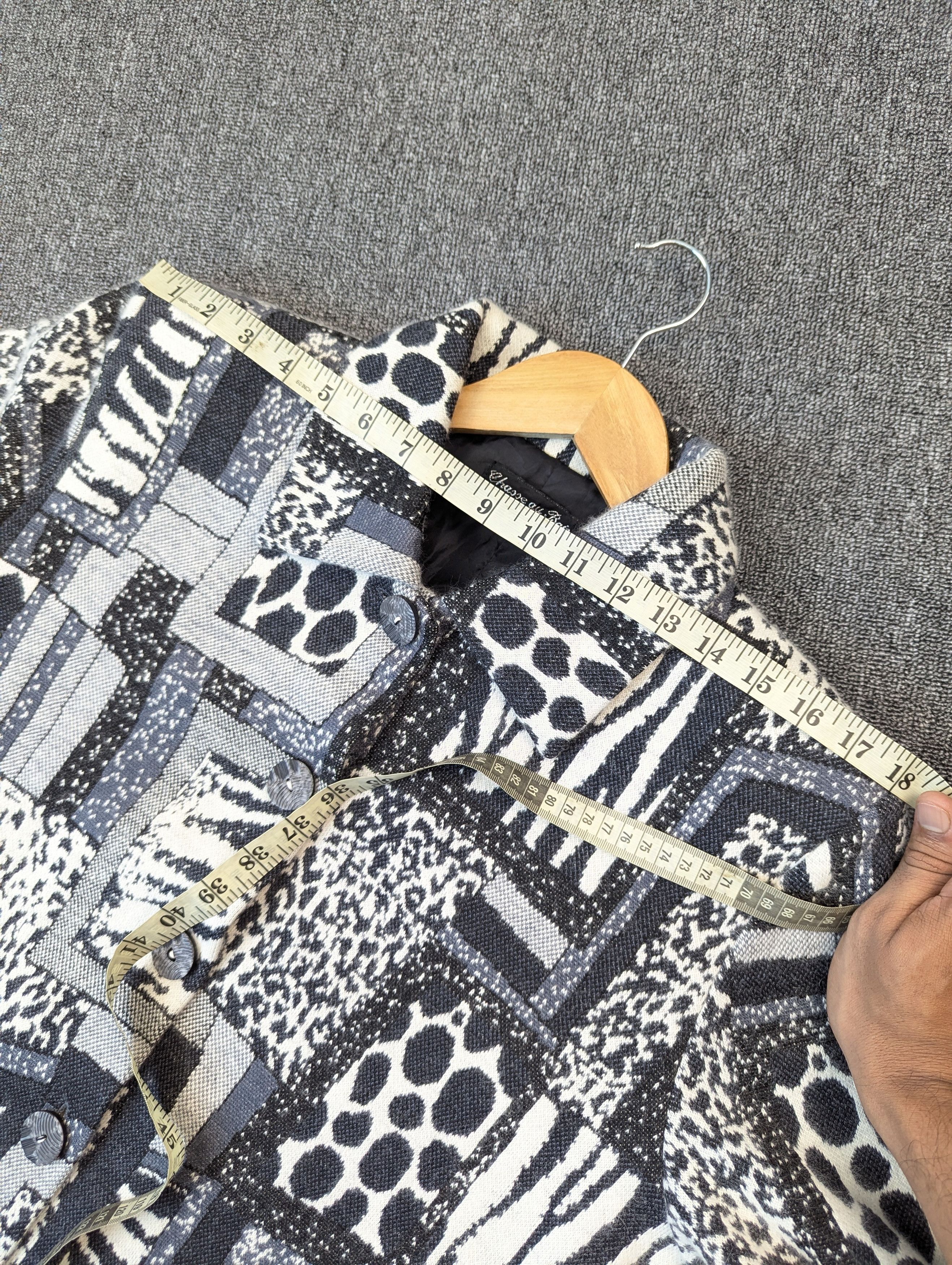 Japanese Brand Vintage Japanese Brand Patterned Button Ups Acrylic Jacket Size XL / US 12-14 / IT 48-50 - 14 Thumbnail