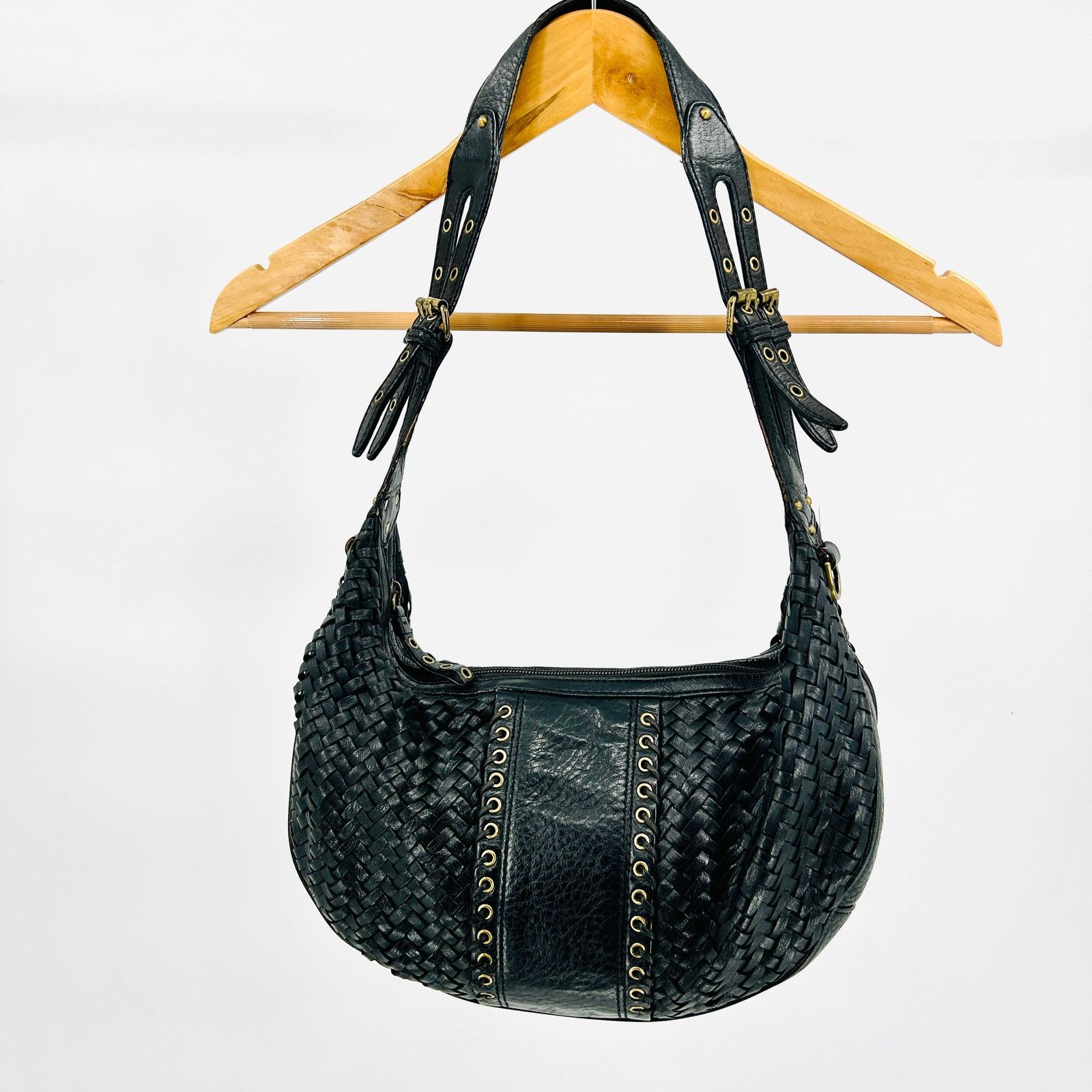 Bebe Vintage Y2K Sport Black Satin Logo Print Bungee  display picture 1