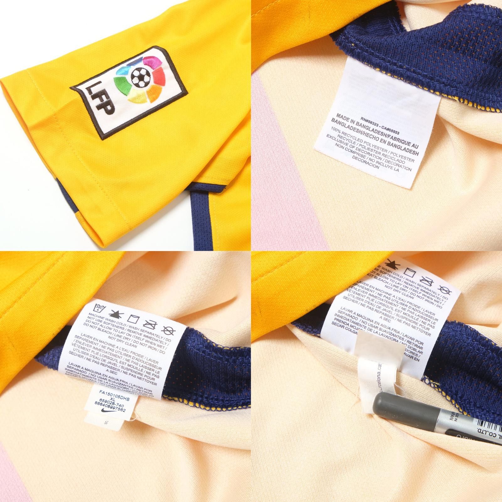 Nike 2015/16 Barcelona Away Shirt Nike (M) Size US M / EU 48-50 / 2 - 5 Thumbnail