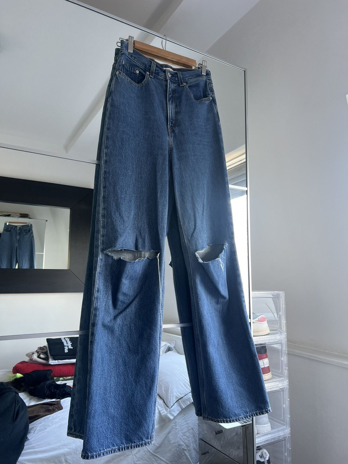 Levi's Levis Jeans High Loose Size 27" / US 4 / IT 40 - 2 Thumbnail