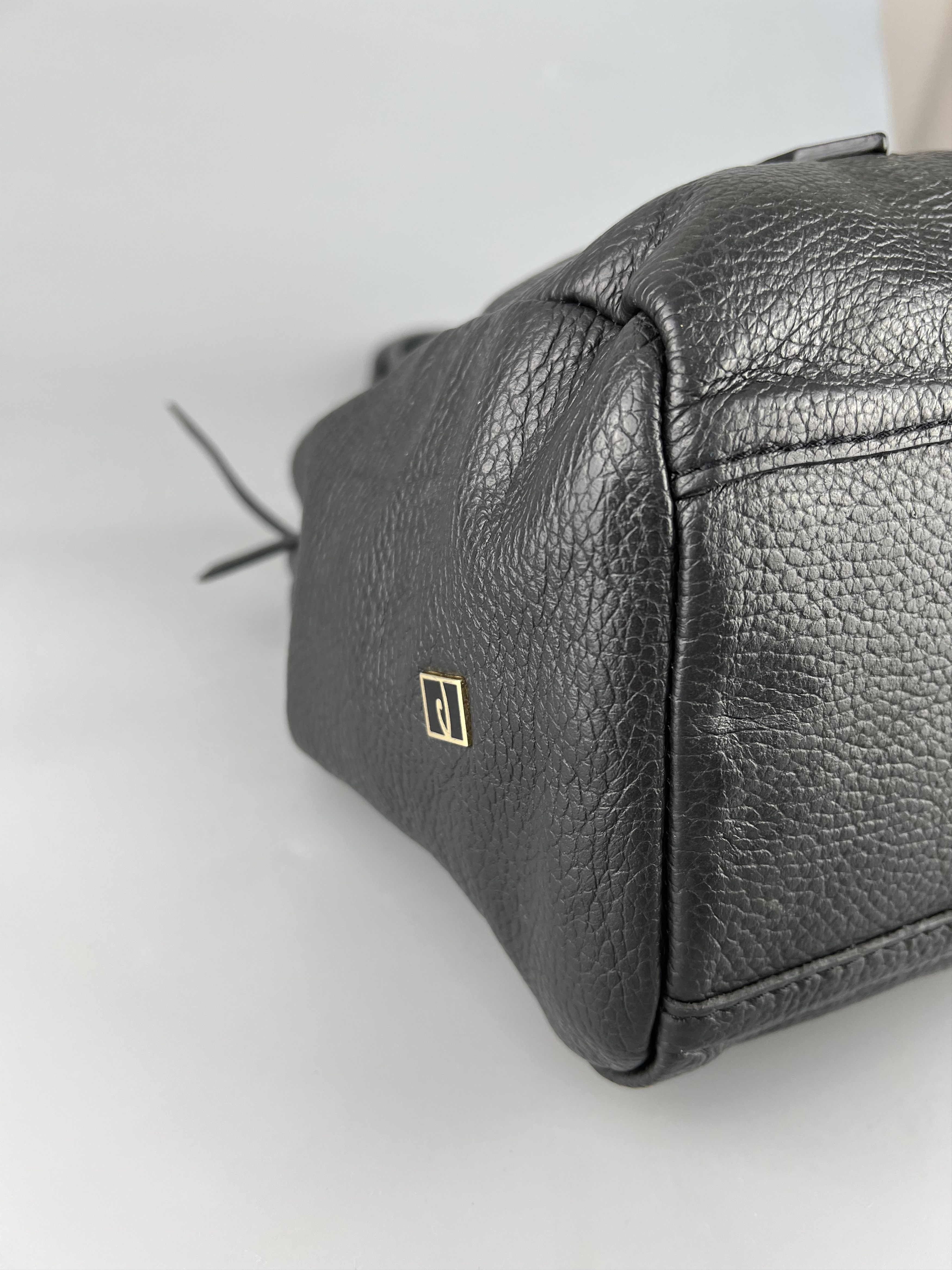 Gianni Chiarini Gianni Chiarini Black Leather Shoulder Bag Size ONE SIZE - 4 Thumbnail