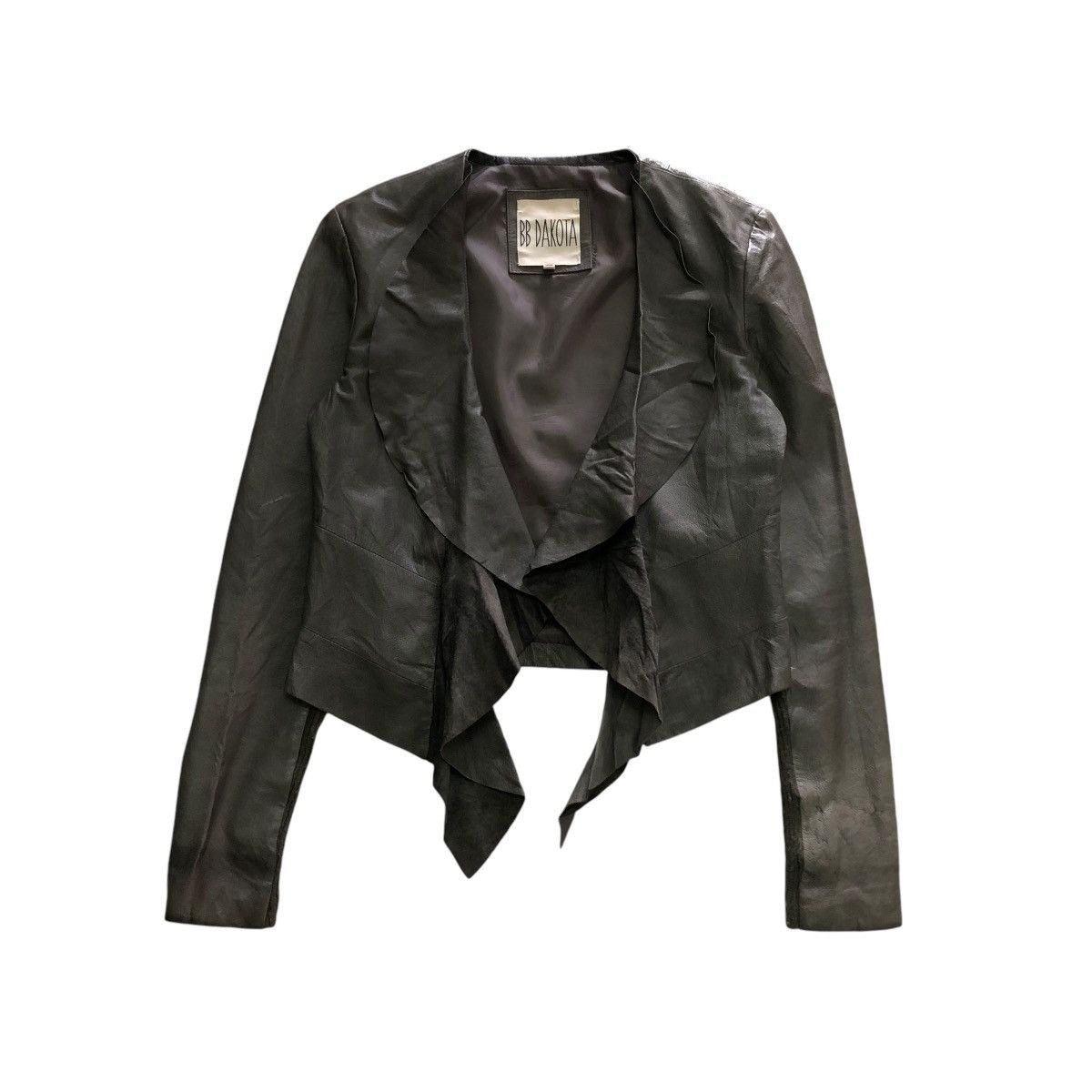 Japanese Brand 🔥VTG CROPPED BIKER LEATHER JACKET BB DAKOTA 14th ADDICTION Size US S / EU 44-46 / 1 - 1 Thumbnail
