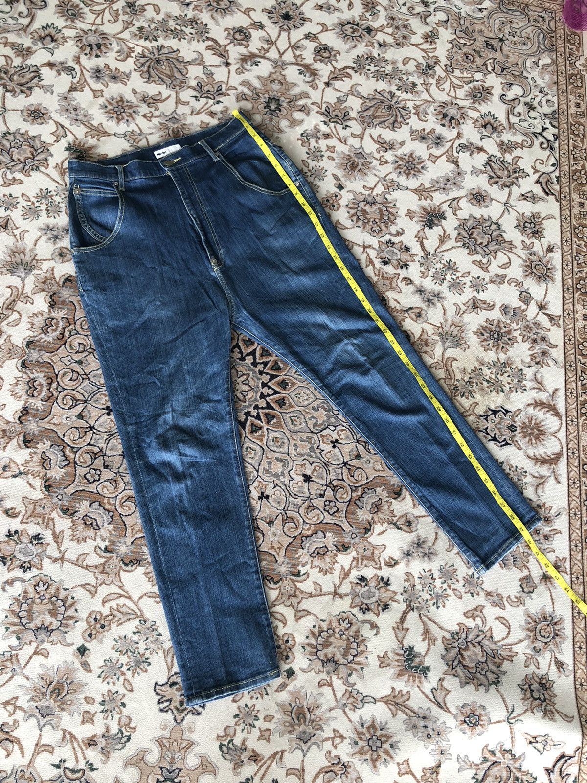 Issey Miyake × Japanese Brand × mercibeaucoup NE NET BUCKLE BACK JEANS Size US 32 / EU 48 - 20 Thumbnail