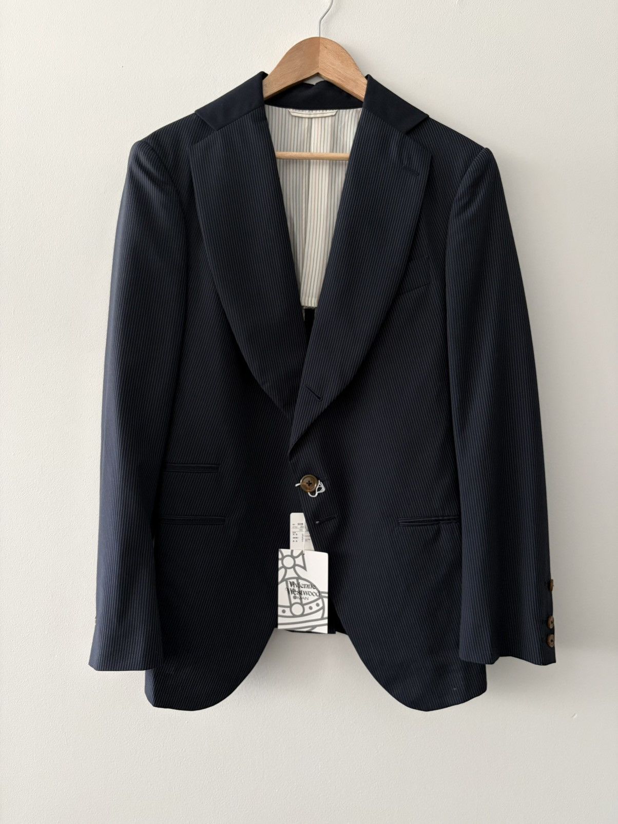 Vivienne Westwood Vivienne Westwood MAN Striped Trench Tailored Tuxedo Blazer Size US M / EU 48-50 / 2 - 1 Thumbnail