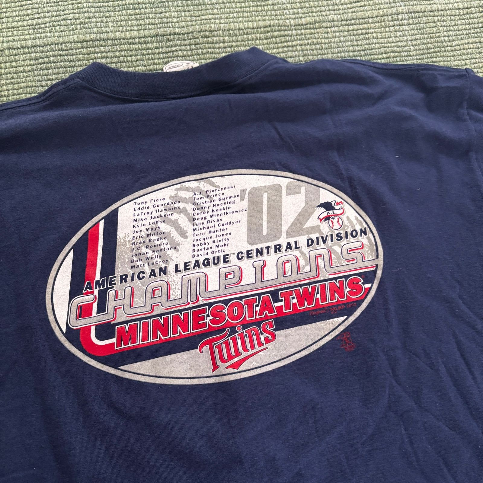 MLB × Vintage Vintage 2002 Minnesota Twins Division Champs Tee Sz XL Size US XL / EU 56 / 4 - 6 Thumbnail
