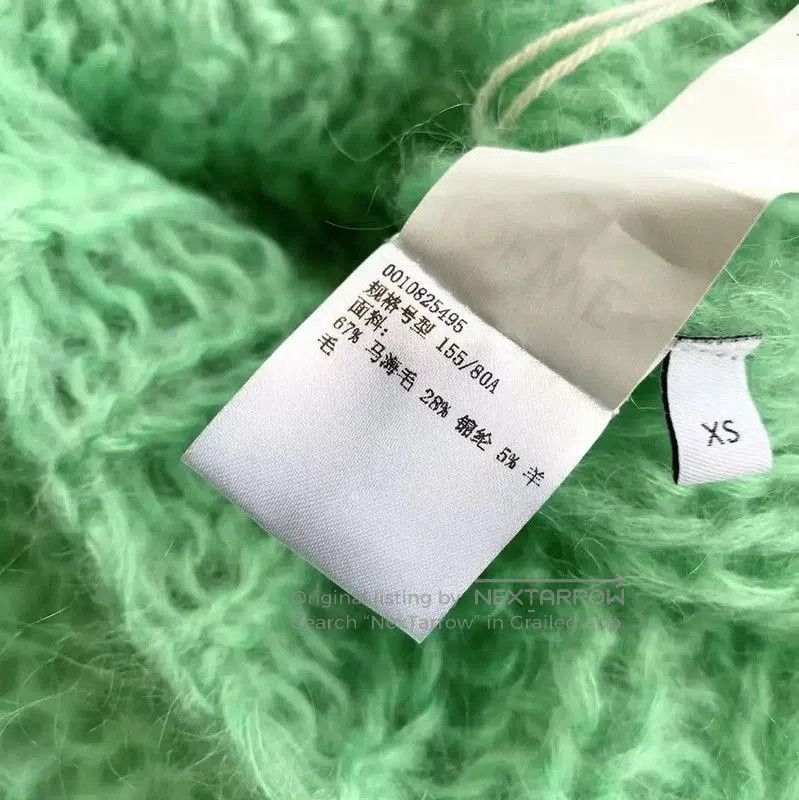 Loewe Loewe Light Green Mohair Knit Sweater . Size XS / US 0-2 / IT 36-38 - 6 Thumbnail