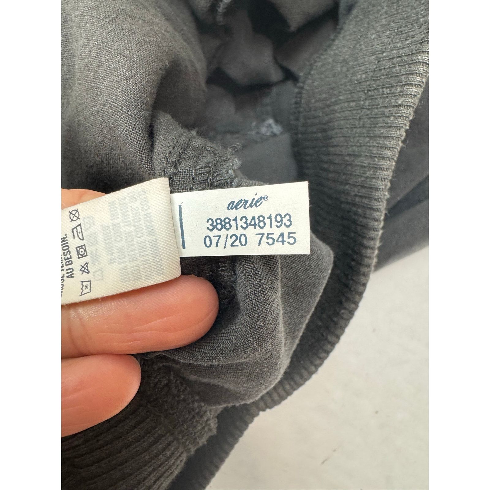Other Aerie Cargo Jogger Gray Drawstring Women's Size Small Size 26" / US 2 / IT 38 - 6 Thumbnail