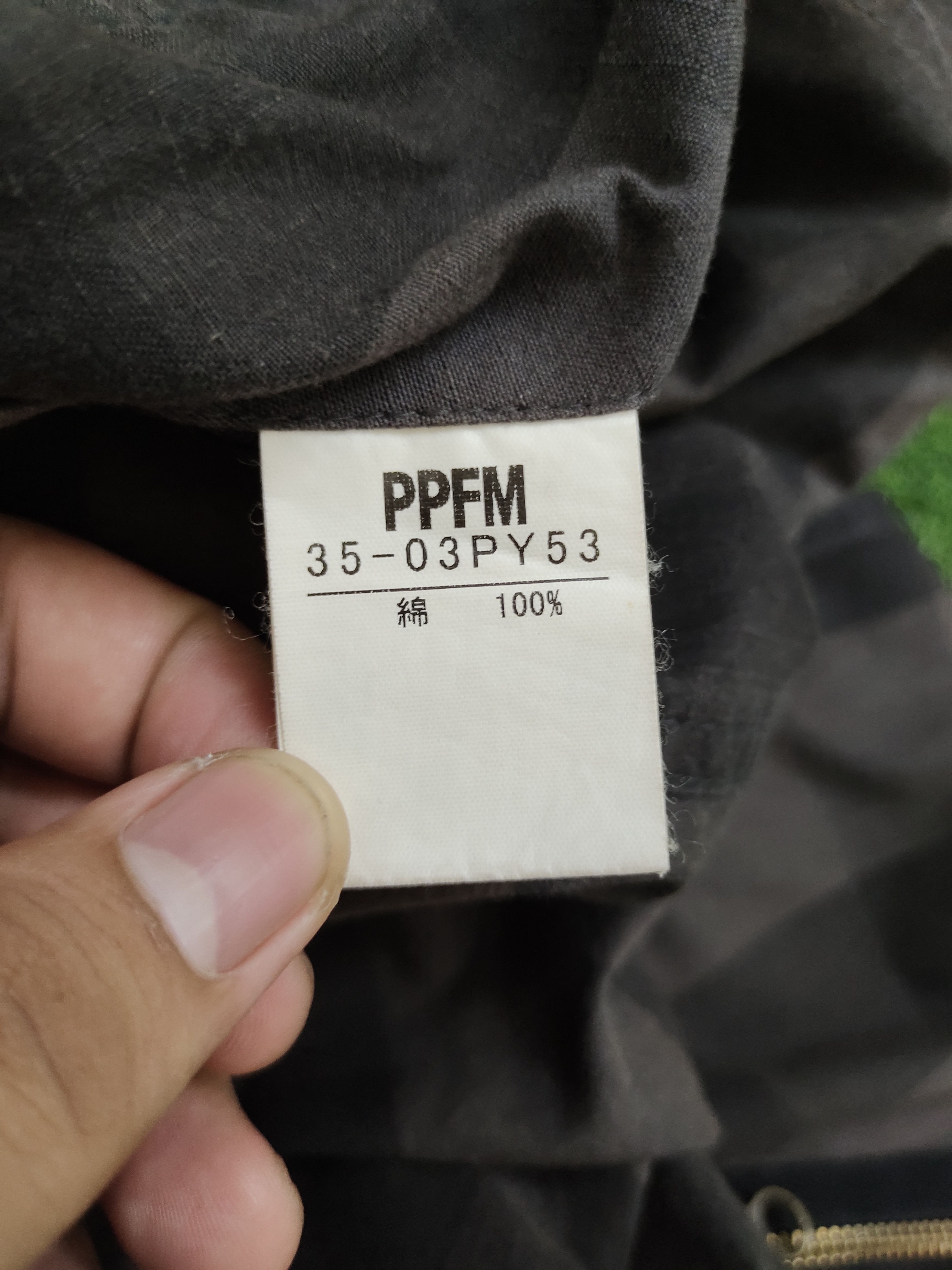 PPFM PPFM Multi Pocket Zipper Hem Checkered Cargo Pants Size US 32 / EU 48 - 17 Thumbnail
