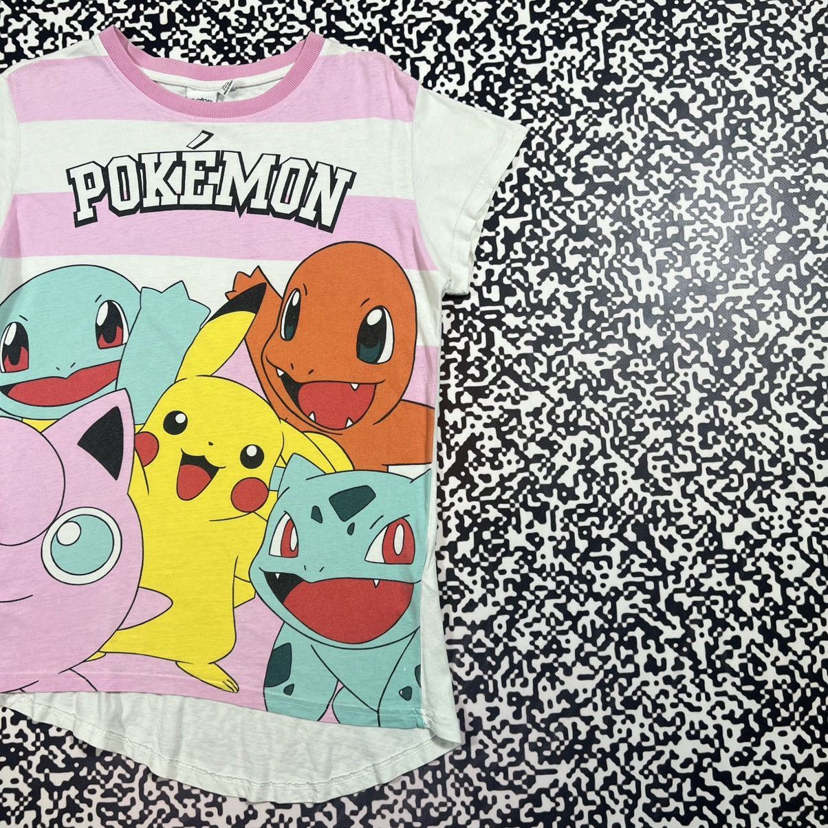 Pokemon Vintage Y2K Pokemon Anima Cartoon Over Print Japanese Tshirt Size M / US 6-8 / IT 42-44 - 6 Thumbnail