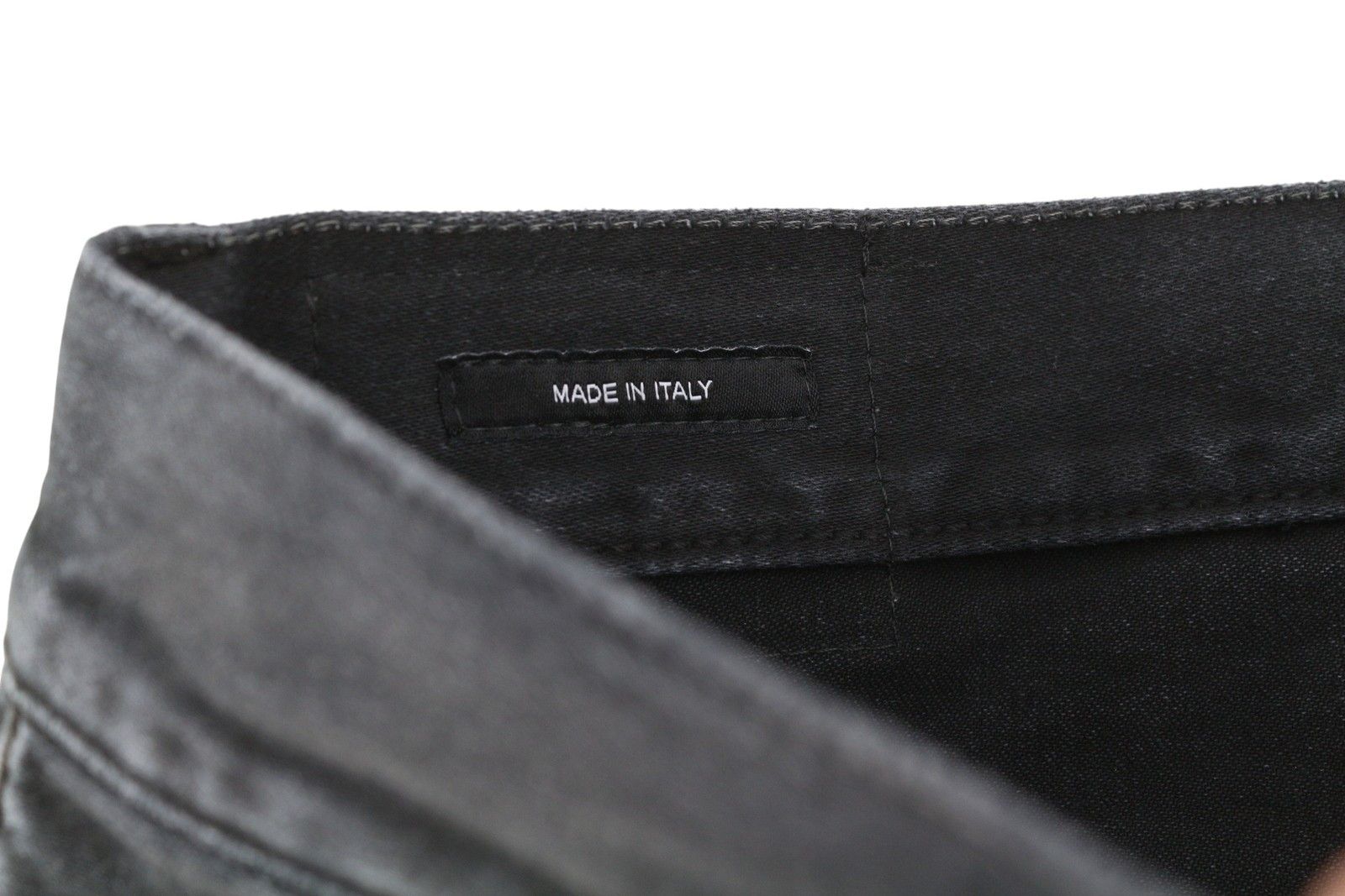 R13 X-BF 29 Black Garment Dyed Moleskin Faded Ankle FW25 86628 Size 29" - 6 Thumbnail