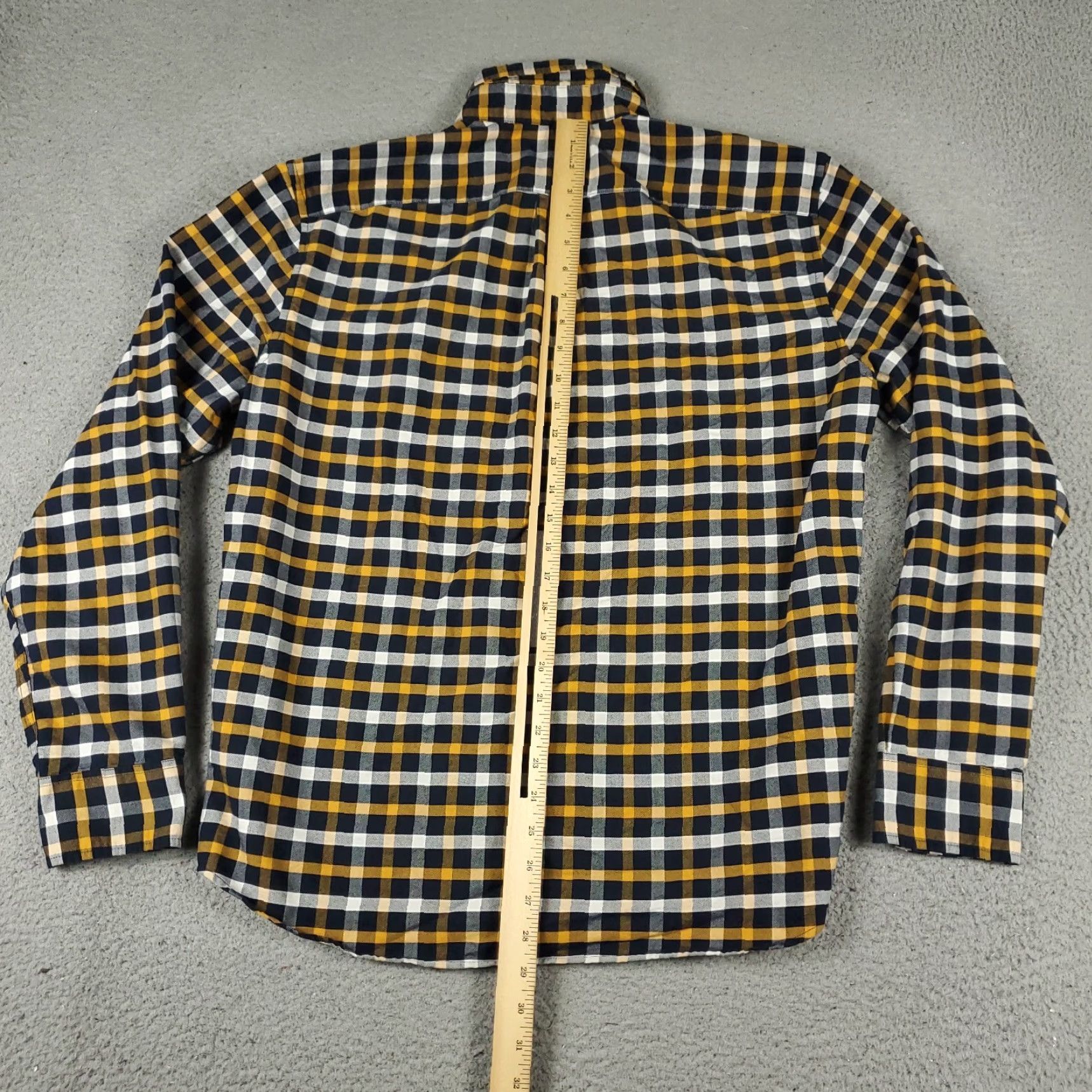 J.Crew J.CREW Shirt Mens L Blue Plaid Button-Up Long Sleeve Oxford Size US L / EU 52-54 / 3 - 3 Thumbnail