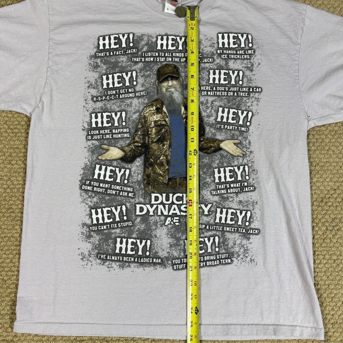 Fruit Of The Loom y2k style 2012 Duck Dynasty all over print tshirt XL promo Size US XL / EU 56 / 4 - 6 Thumbnail