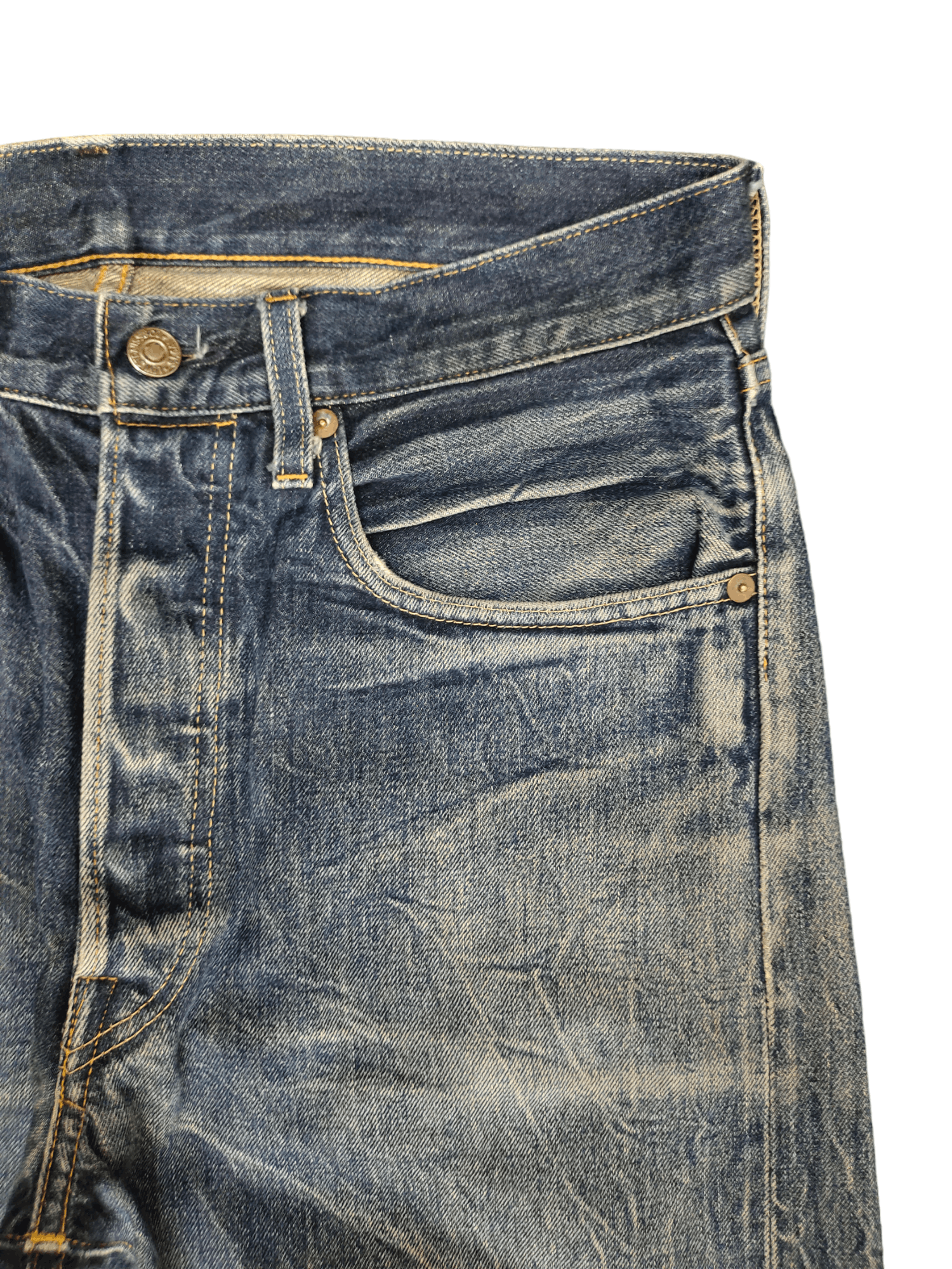 Levi's Vintage Clothing Vintage Levis 501xx Lvc Clawmarks Selvedge Jeans Big E Size US 30 / EU 46 - 3 Thumbnail