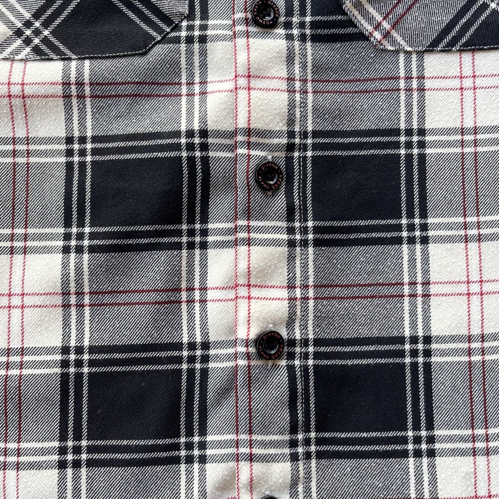 Vintage Dixxon Men XS White Flannel Button-Up Shirt Cro Mags Music Biker Plaid Band Size US XS / EU 42 / 0 - 3 Thumbnail