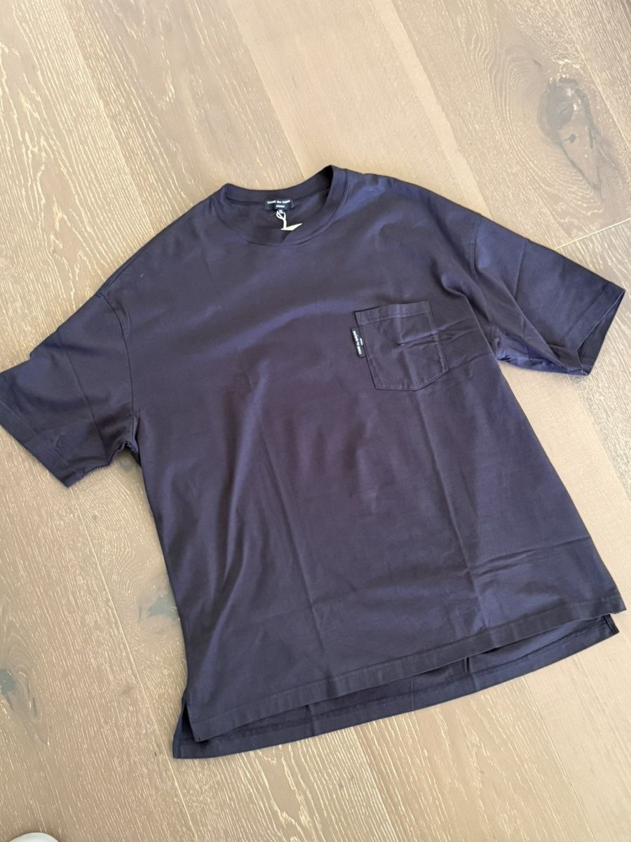 Comme des Garcons Homme Comme Des Garcons Homme Navy Pocket T-Shirt Size US XL / EU 56 / 4 - 1 Thumbnail