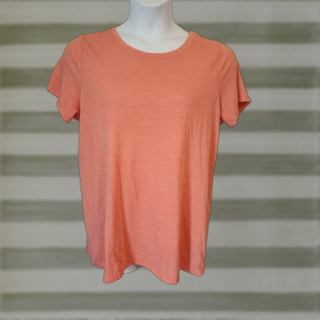 Torrid Torrid T-Shirt Shirt 1X Orange Short Sleeve Top Classic Fit Womens Casual Basic 1X Polyester Cotton Easy Care Vintage No Size XL / US 12-14 / IT 48-50 - 1 Thumbnail