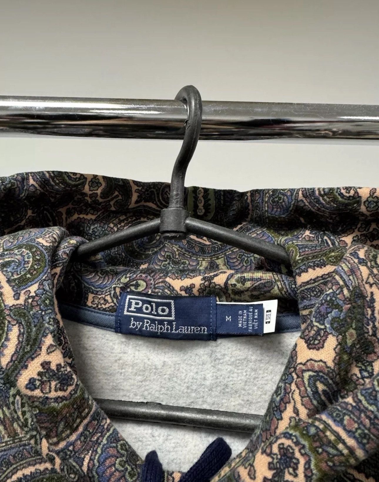 Polo Ralph Lauren × Ralph Lauren Polo Ralph Lauren Paisley Print Hoodie Fleece Men’s M Size Size US M / EU 48-50 / 2 - 5 Thumbnail