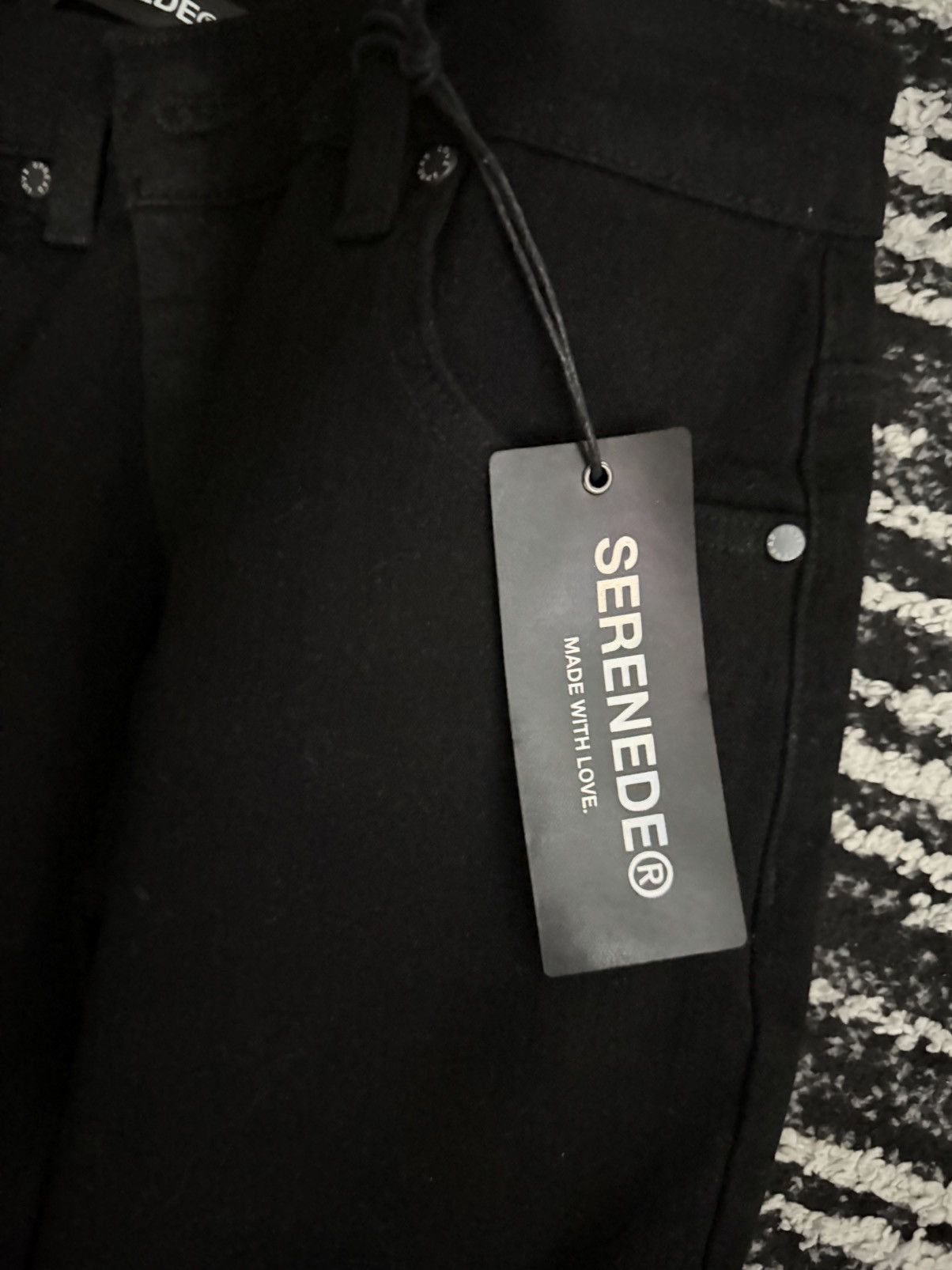 SERENEDE Serenade Black “Vanta 11” Jeans Size US 34 / EU 50 - 3 Thumbnail