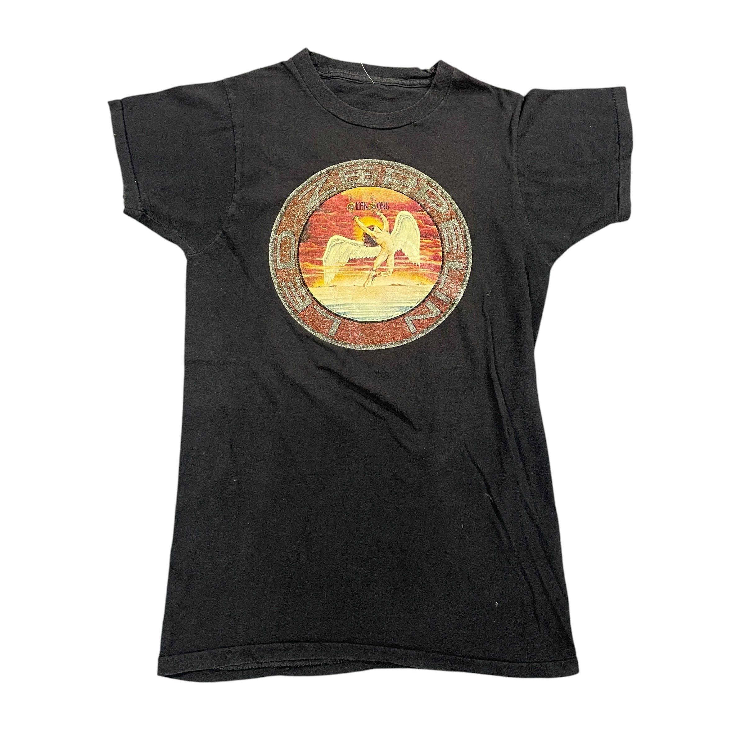 Other Amazing 70s Led Zeppelin Swan Song "Denise" Vintage Single Stitch Band T-Shirt 1976 Size US XS / EU 42 / 0 - 1 Thumbnail