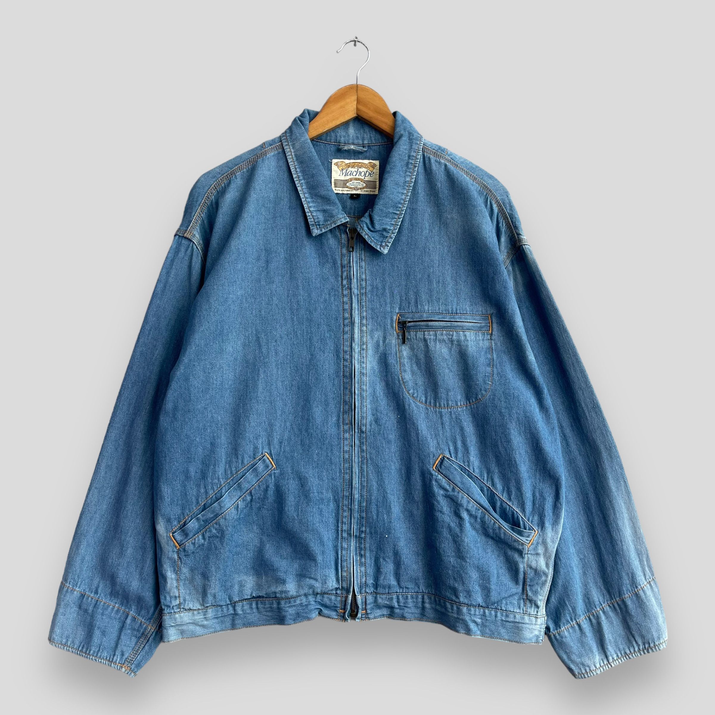 291295＝homme denim jacket Avant Garde × Japanese Brand Vintage 291295 Homme Distressed