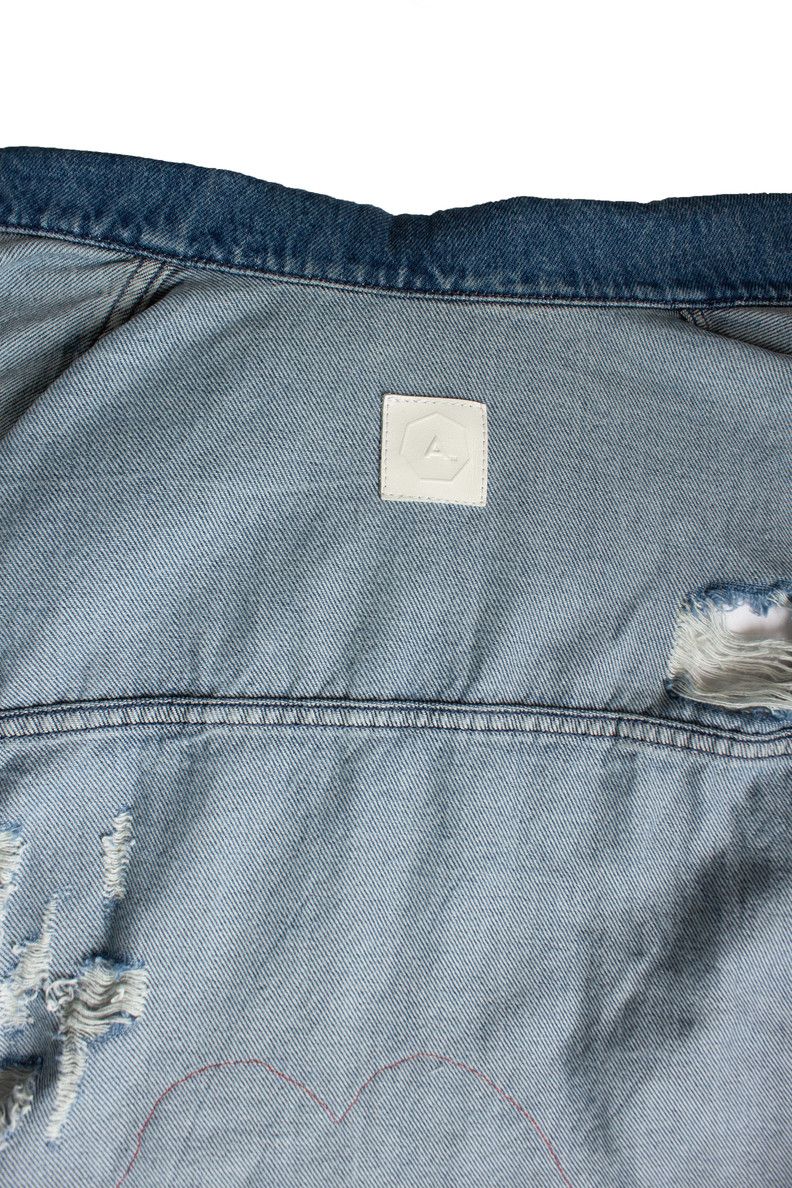 ATM Anthony Thomas Melillo A tm, Rocky jacket no fur vint blue rolling stones Size US L / EU 52-54 / 3 - 5 Thumbnail