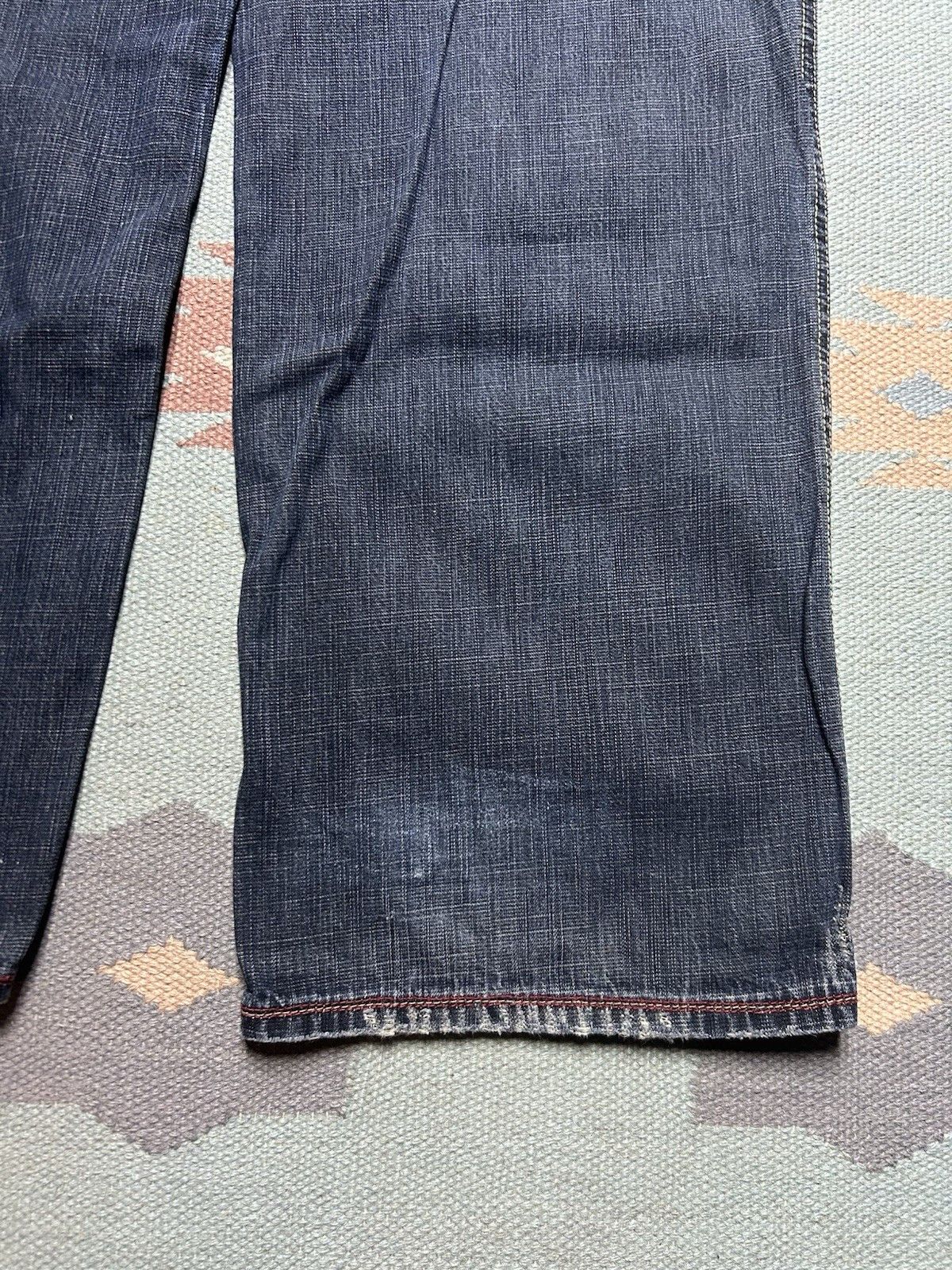 Vintage Vtg y2k baggy jeans ecko unltd embroidered wide skater 33x32 Size US 33 - 3 Thumbnail