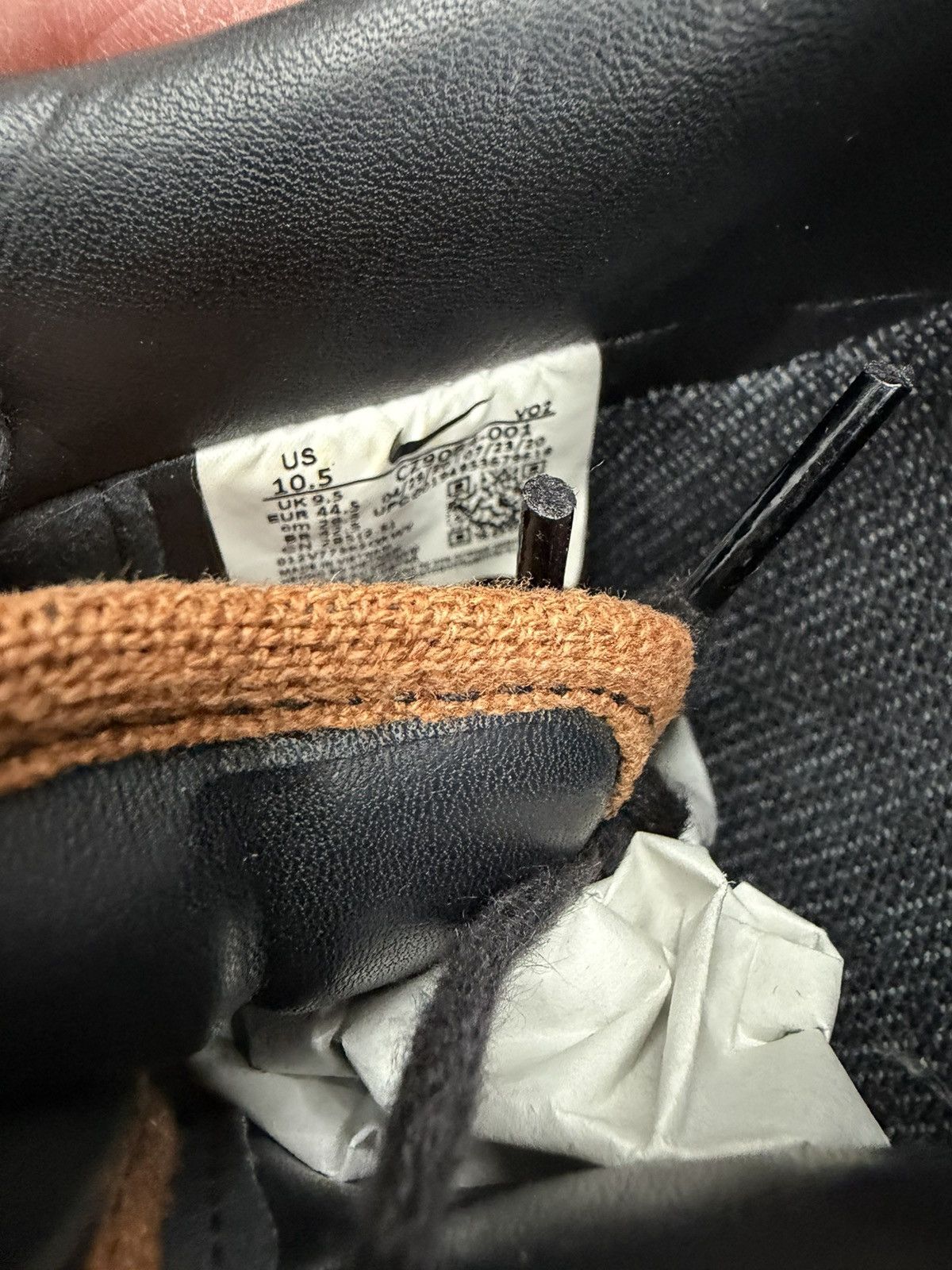 Nike × Stussy Stussy Hand Dyed Air Force 1 Low Black to Brown Size US 10.5 / EU 43-44 - 5 Thumbnail