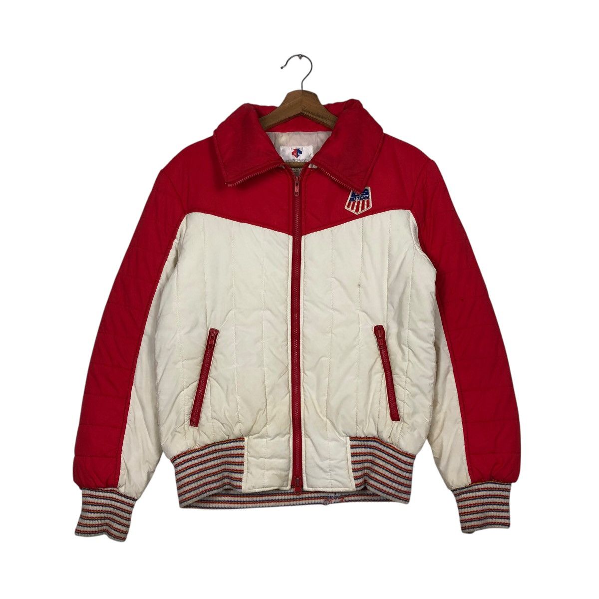 Japanese Brand 📌Vintage Bomber Jacket Us Ski Team Descente Rare Design Size US M / EU 48-50 / 2 - 2 Thumbnail