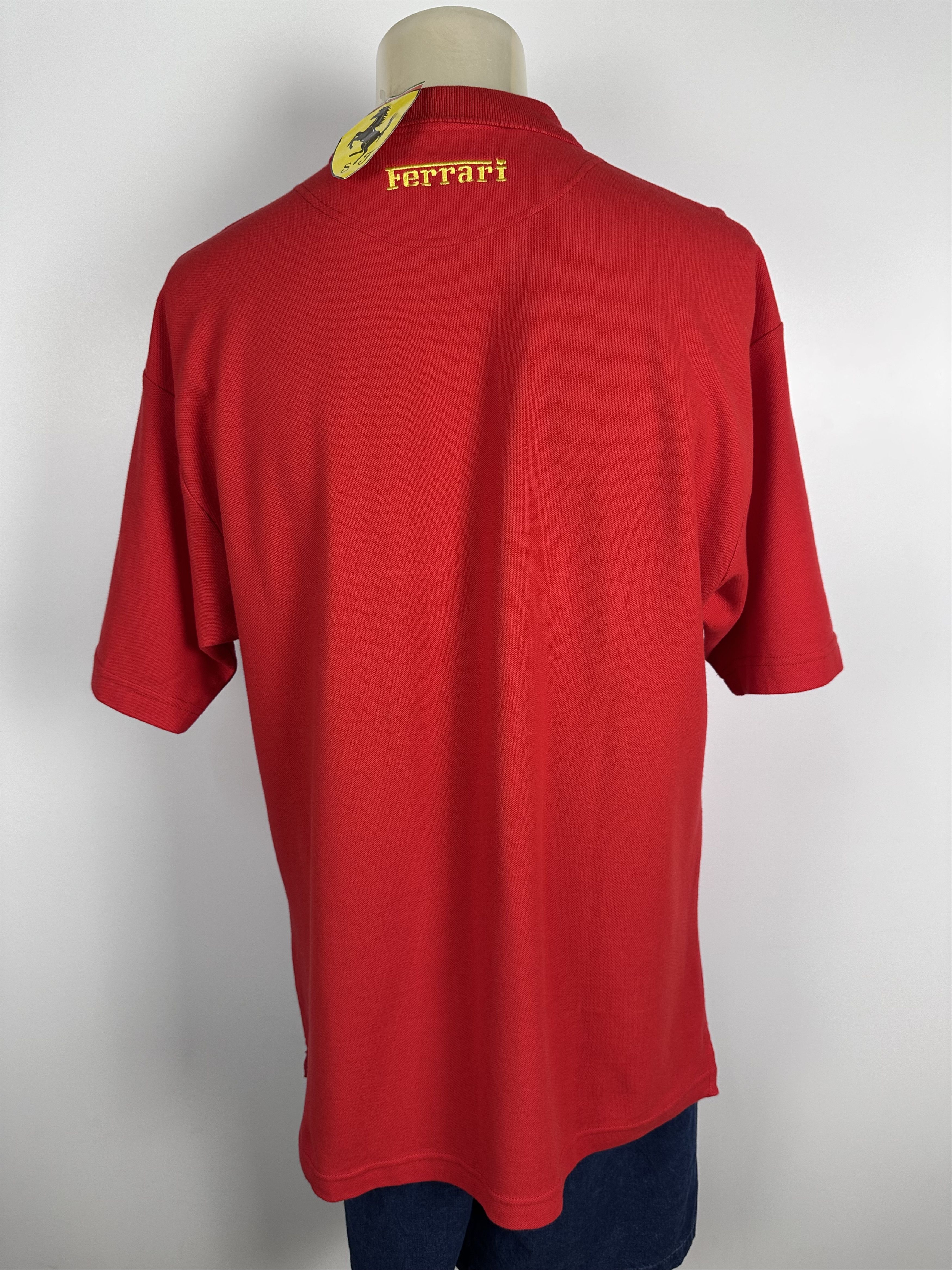 Ferrari × Vintage Vintage 1996 Ferrari Racing F1 Polo Shirt Formula 1 Red Size US L / EU 52-54 / 3 - 6 Thumbnail