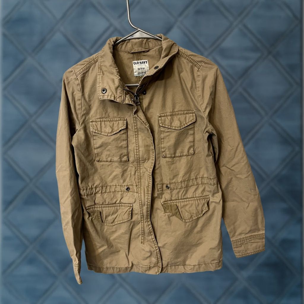 Old Navy VINTAGE Old Navy Coat Womens XS Beige Button Down Size Tan Khaki Rain Flaw Size XS / US 0-2 / IT 36-38 - 1 Thumbnail