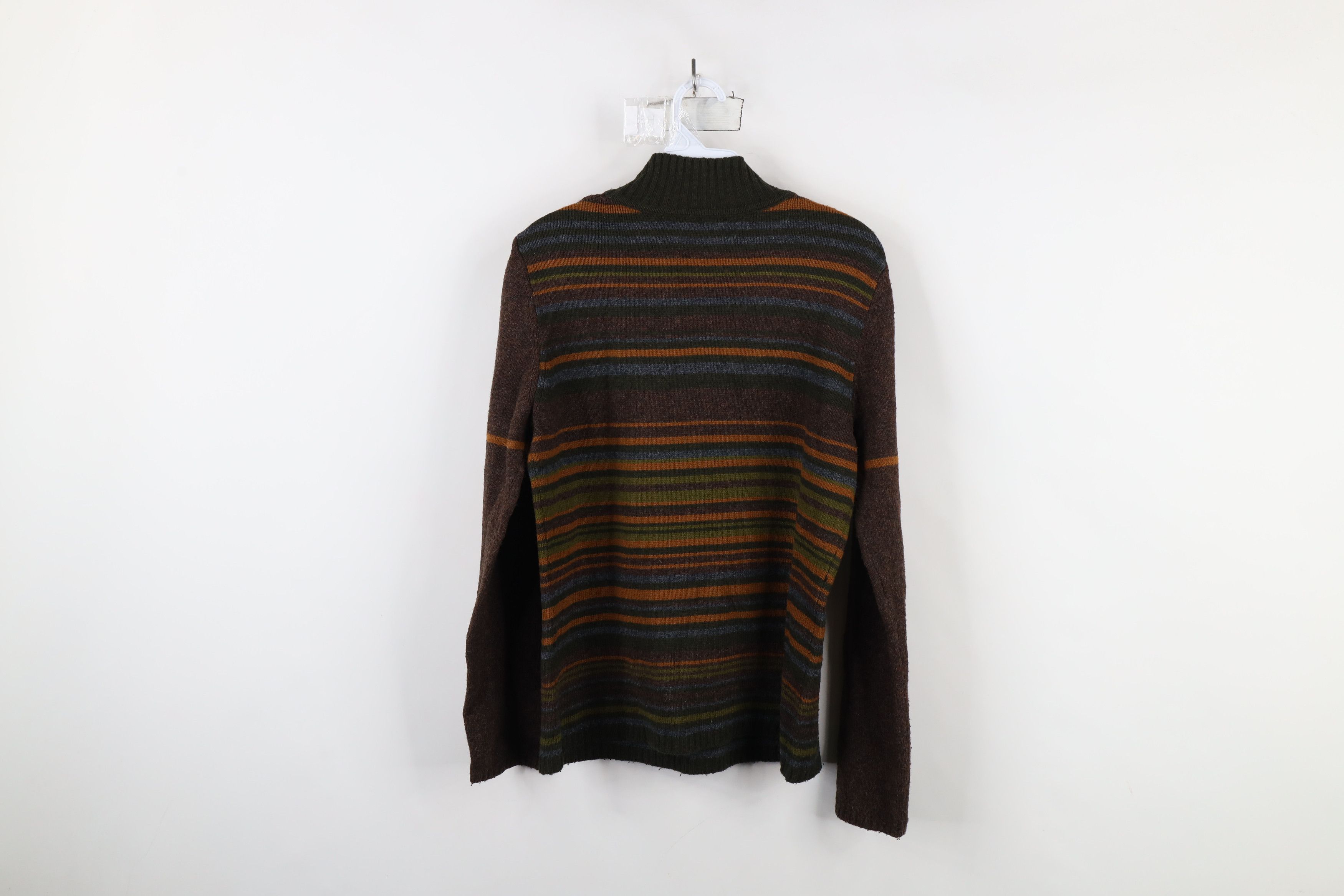 Vintage Vintage 90s Streetwear Wool Blend Knit Mock Neck Sweater Size M / US 6-8 / IT 42-44 - 6 Thumbnail