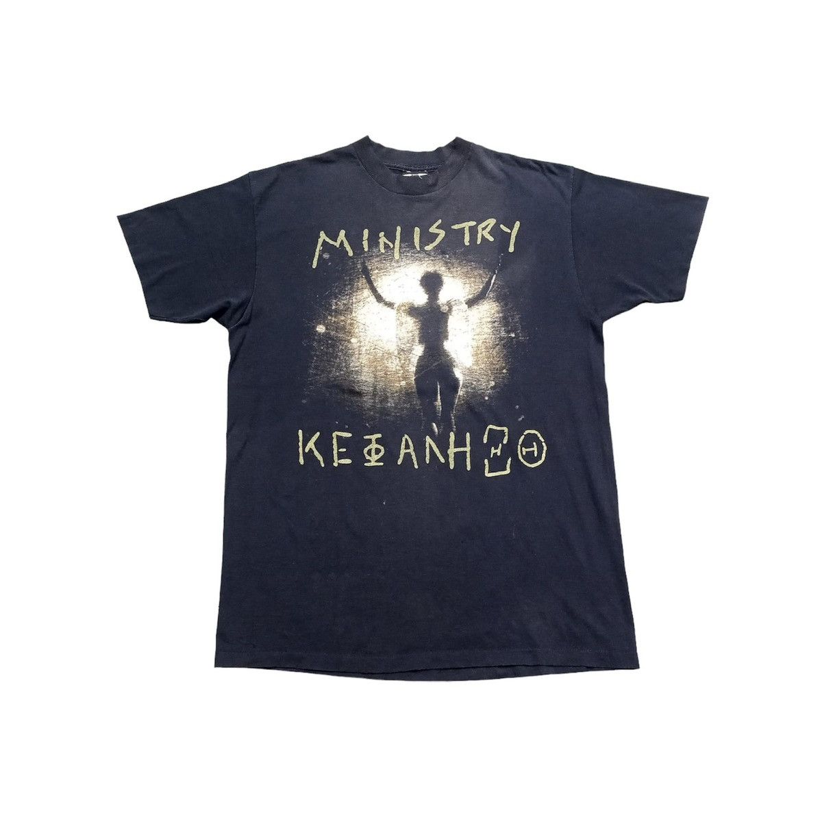 USA製　vintage 90s MINISTRY バンド　Tシャツ Vintage 90's Ministry T-Shirt – Mills Vintage USA