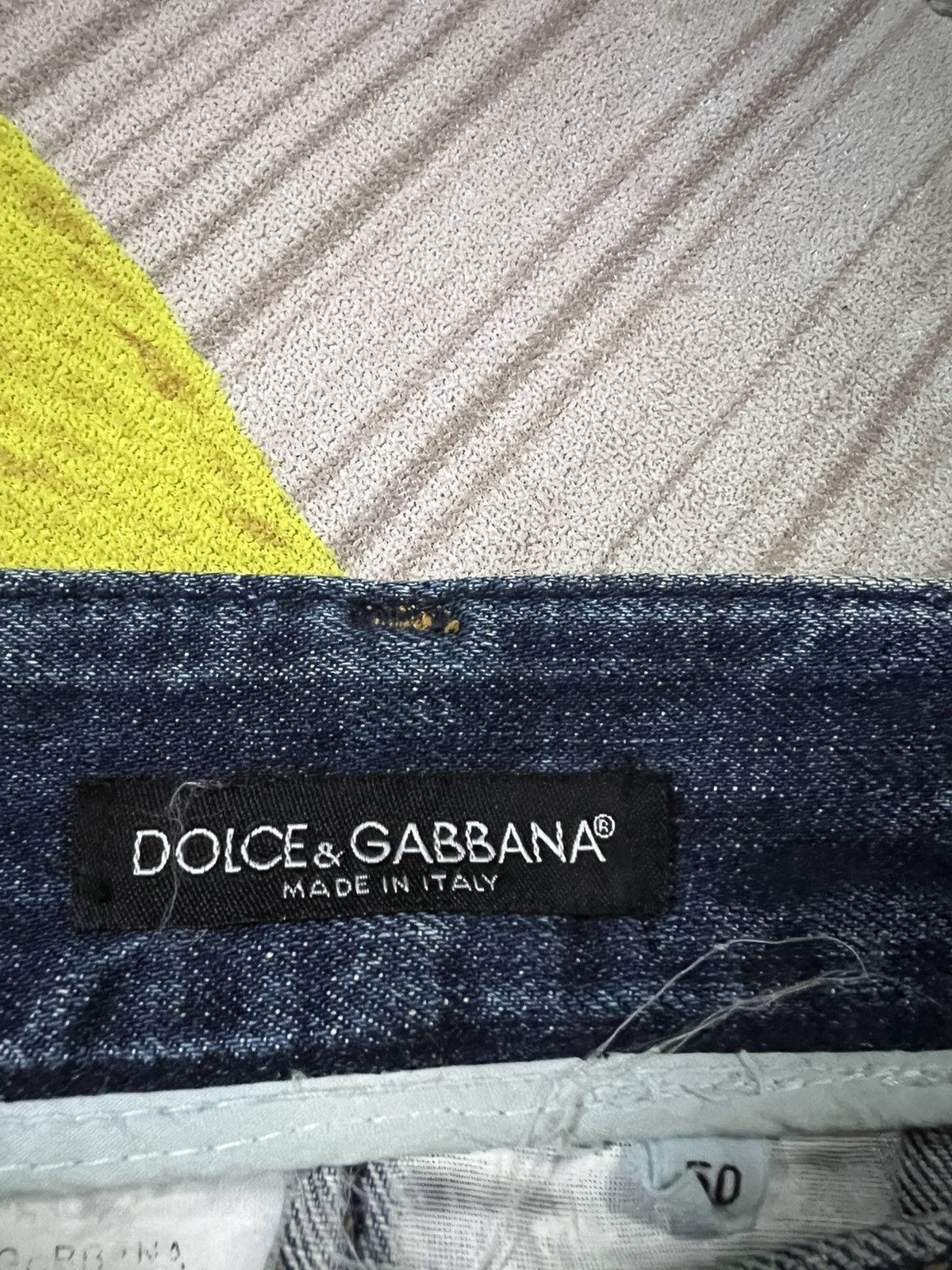 Dolce & Gabbana × Vintage DOLCE & GABBANA WASHED BLUE JEANS Size US 34 / EU 50 - 20 Thumbnail