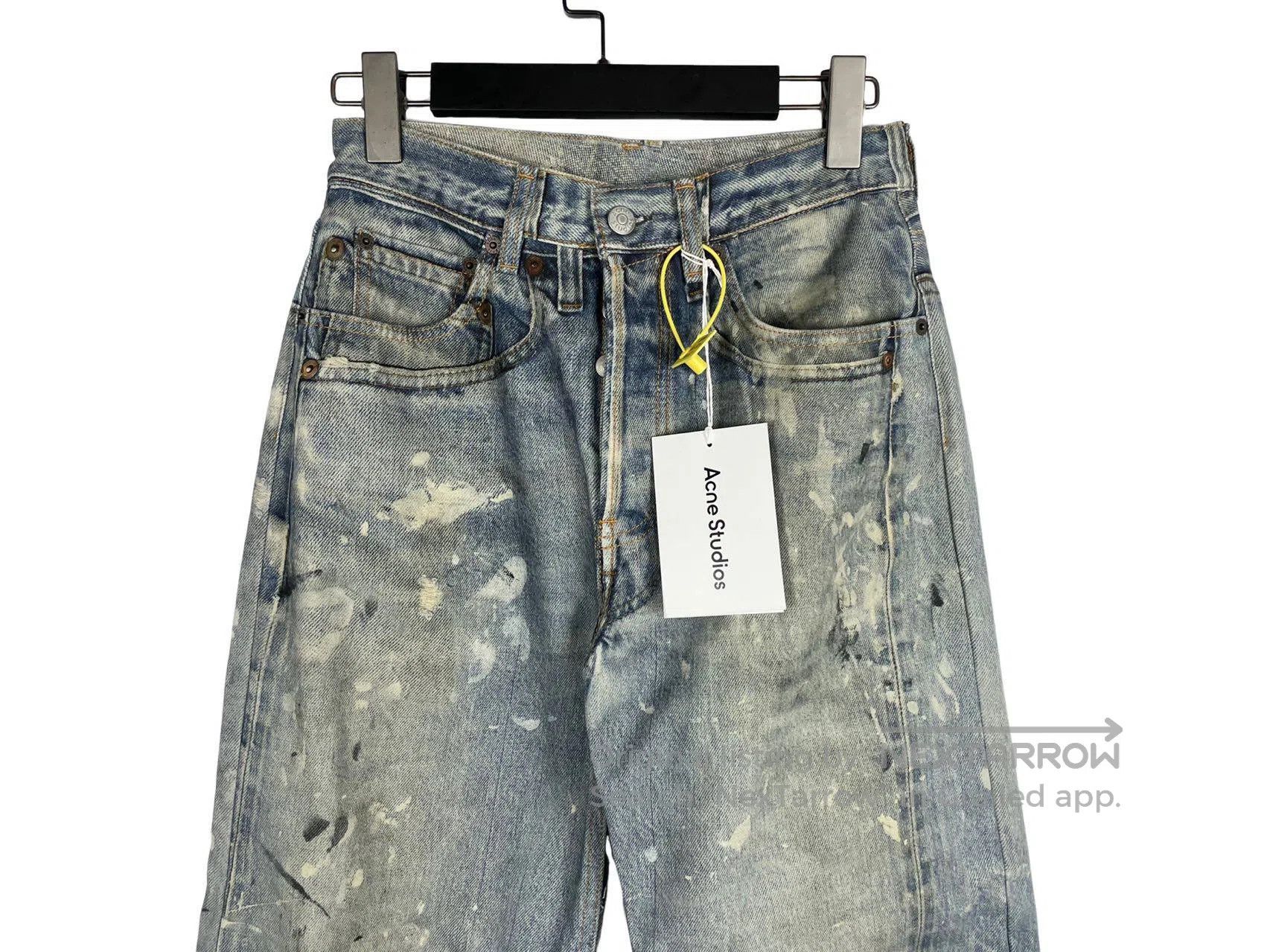 Acne Studios Acne Studios 3D printed denim pants Size US 34 / EU 50 - 6 Thumbnail
