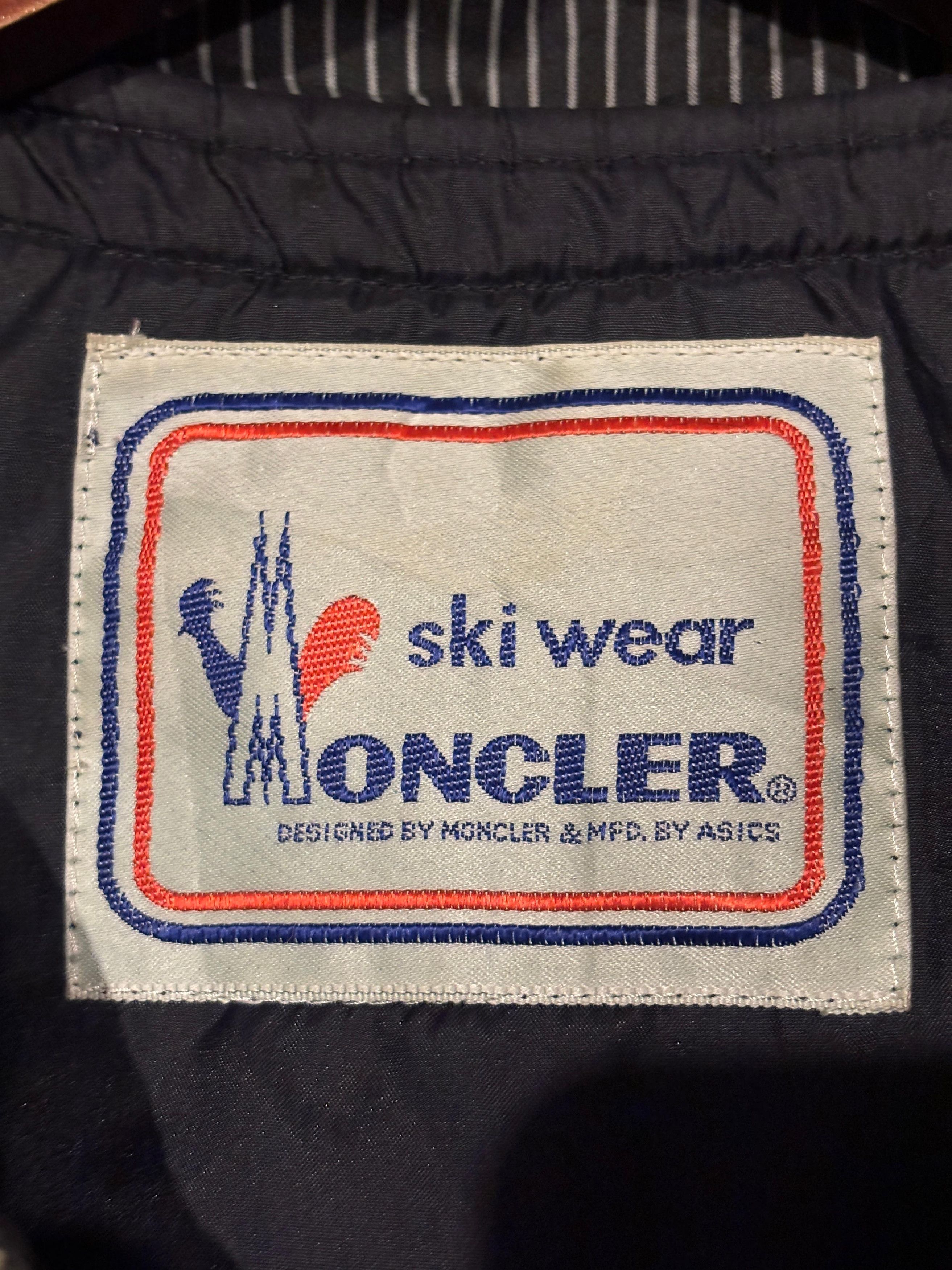 Moncler × Vintage Vintage Moncler Ski Wear Striped Down Vest Size US M / EU 48-50 / 2 - 7 Thumbnail