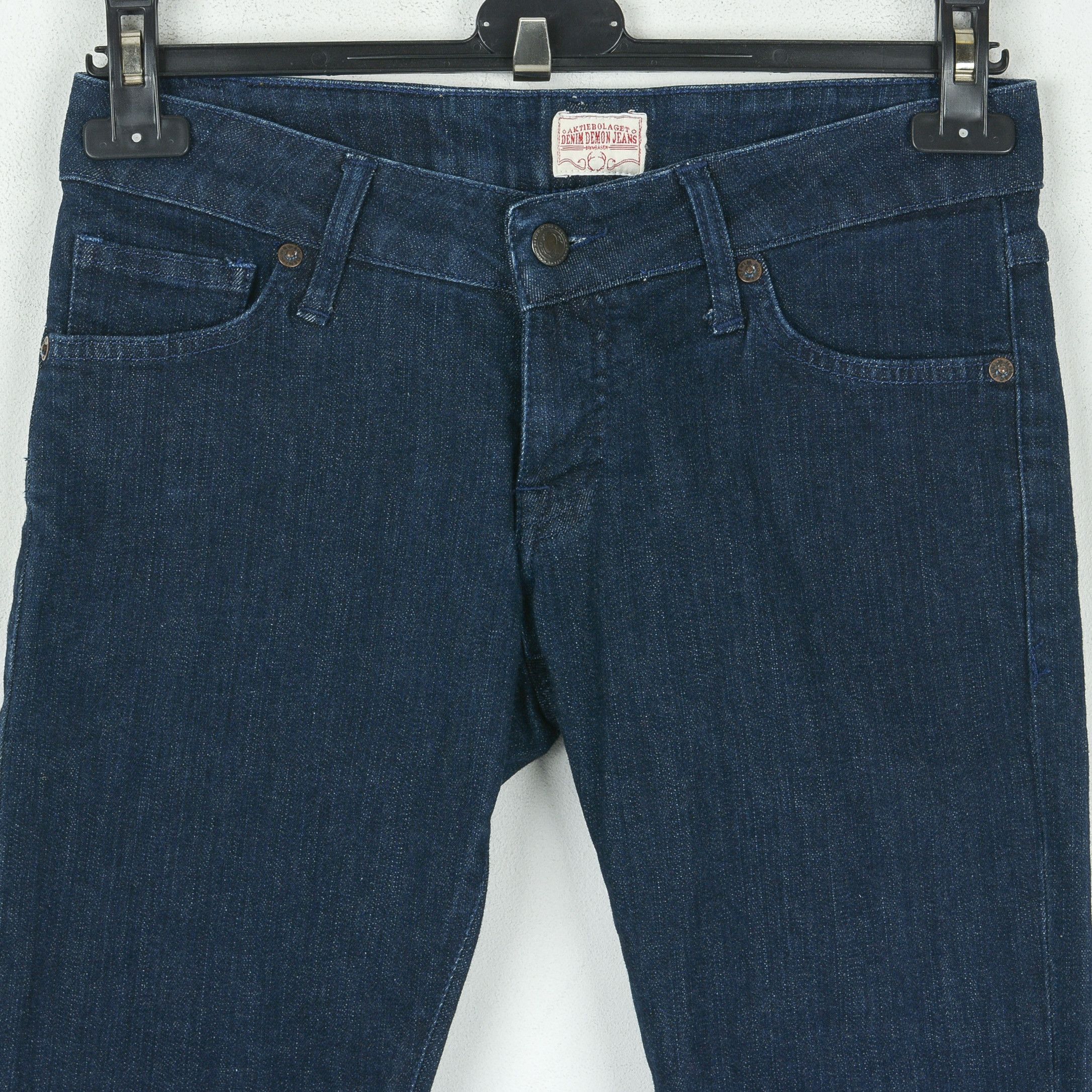 Denim Demon W29 L28 Skinny Jeans Slim Denim Pants Trousers Low Waist Size 29" - 3 Thumbnail