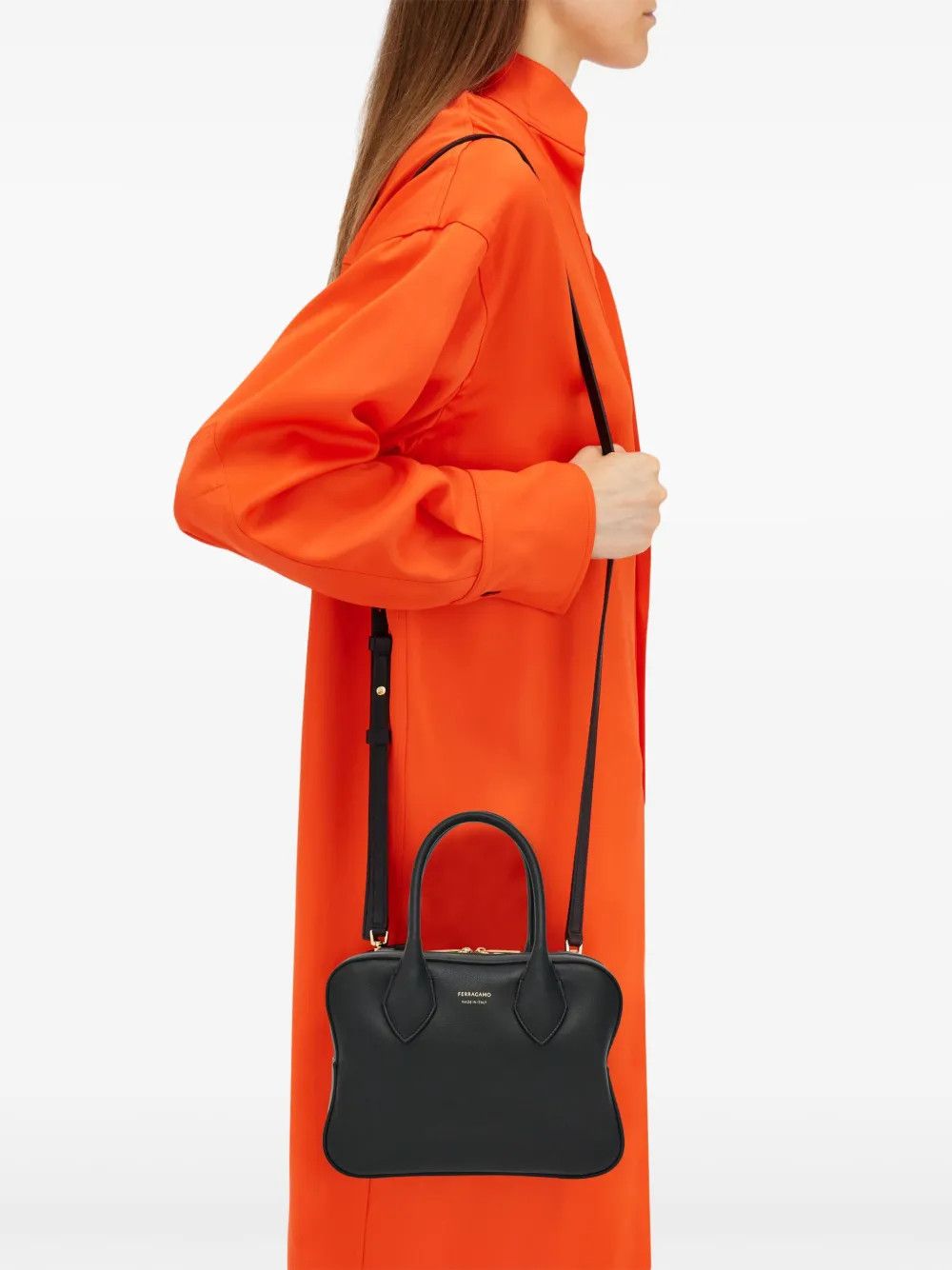 Salvatore Ferragamo o1s1rm0526 Size : OS / Shoulder Bag in Black Size ONE SIZE - 4 Thumbnail