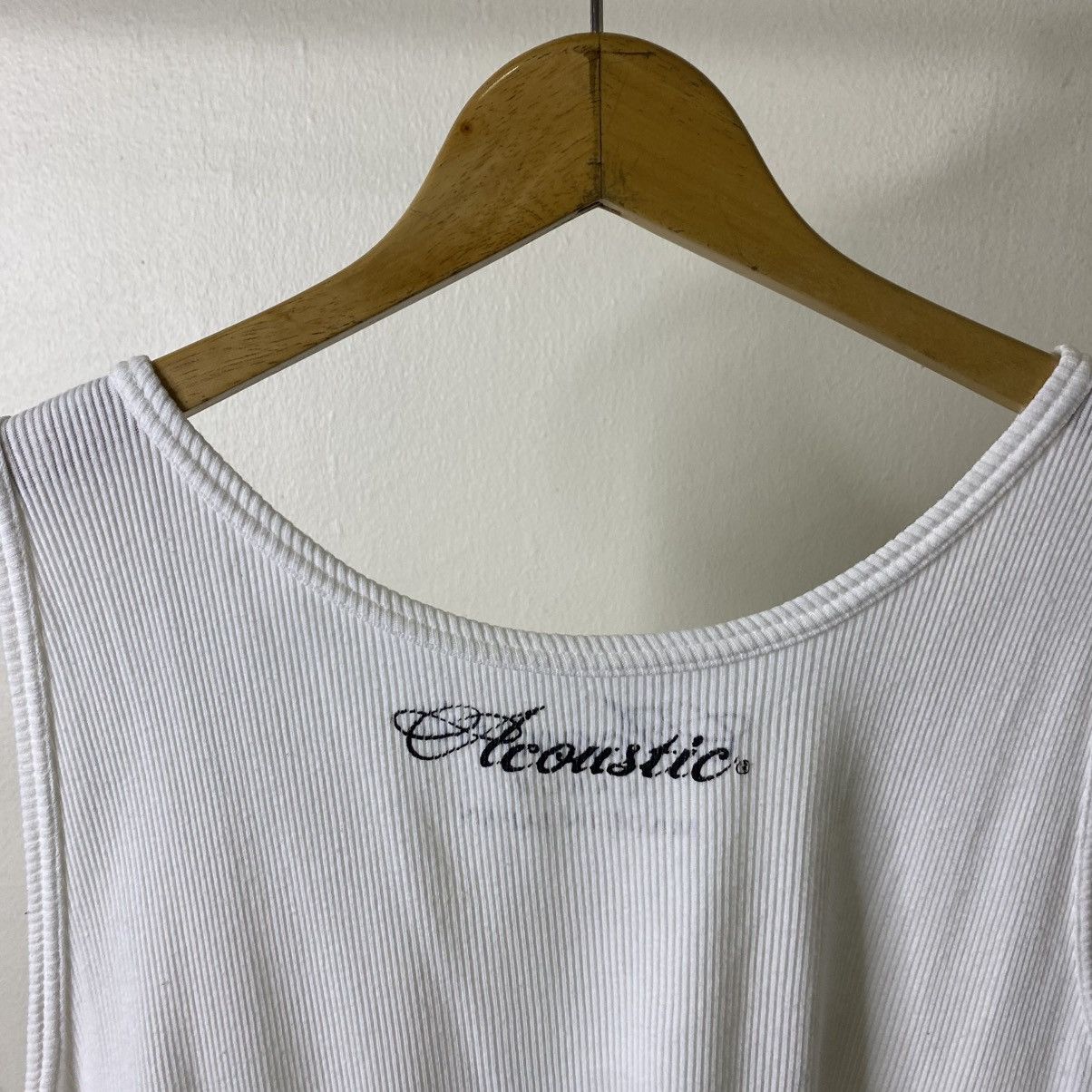 Japanese Brand Acoustic Wing Logo White Tank Top Made in Japan Size US M / EU 48-50 / 2 - 6 Thumbnail