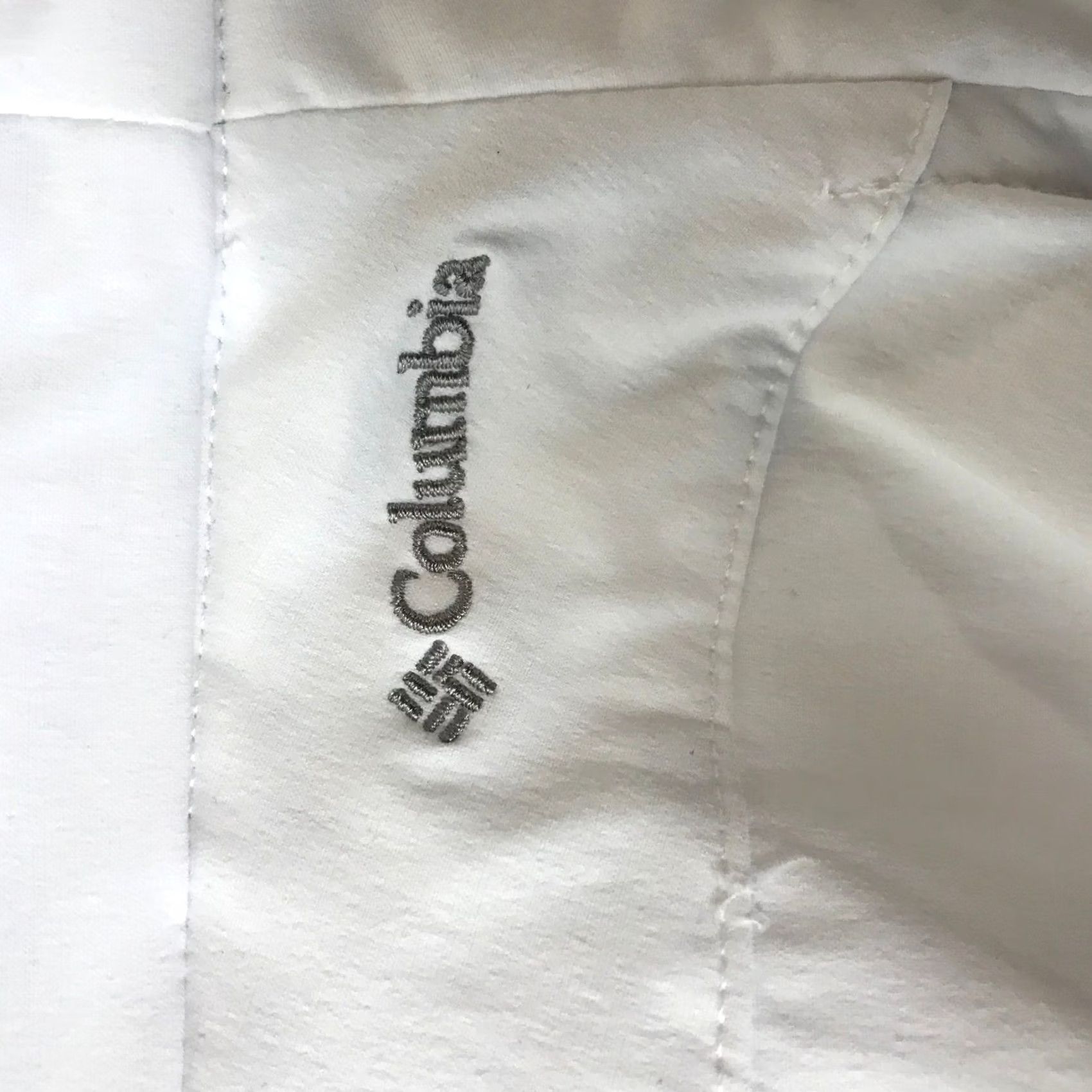 Vintage Columbia Women's White Athletic Skirt Size L Gathered Side Drawstring Size 36" / US 14 / IT 50 - 7 Thumbnail
