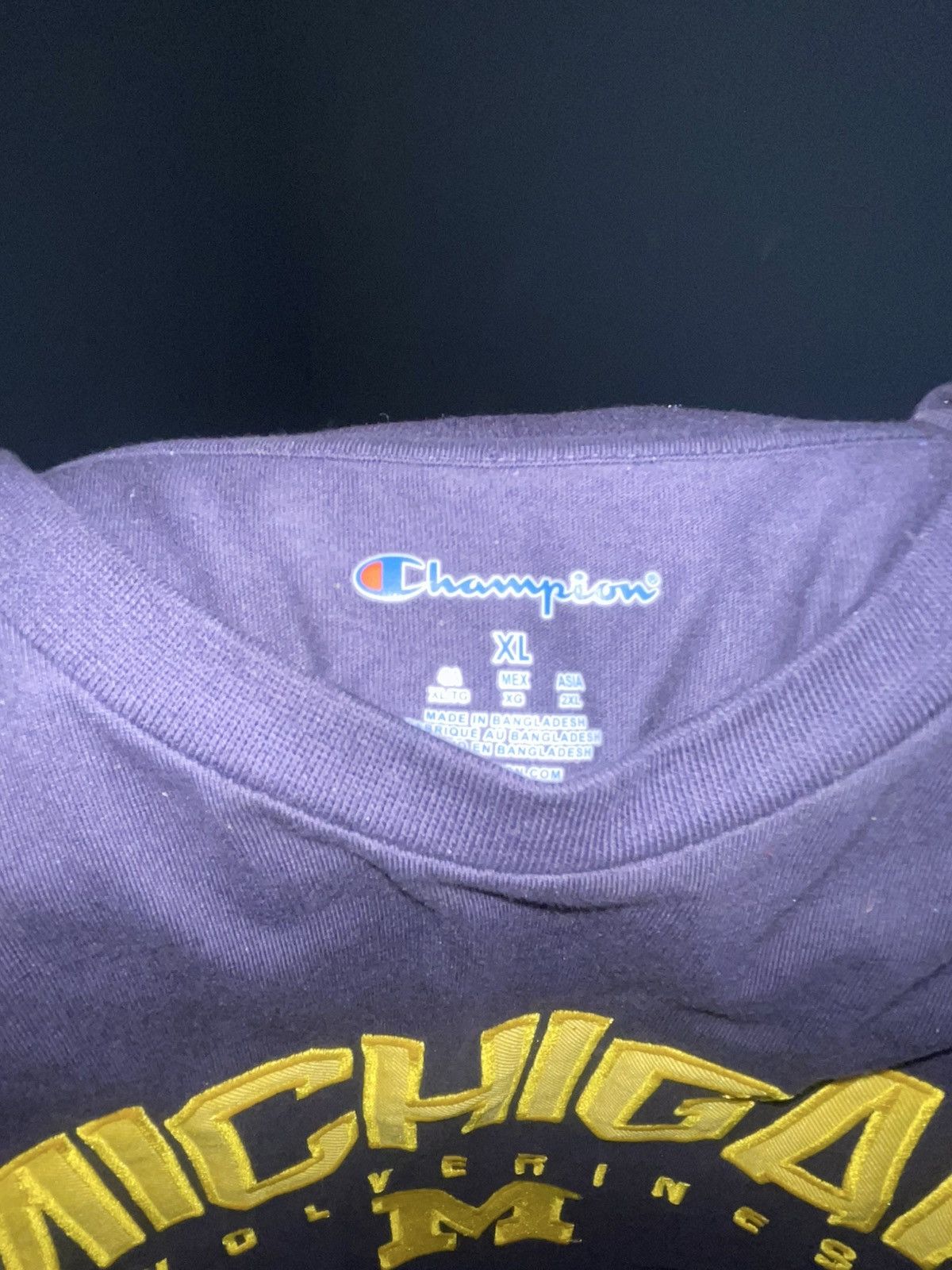 Champion Champion Michigan wolverines Tee Size US XL / EU 56 / 4 - 3 Thumbnail