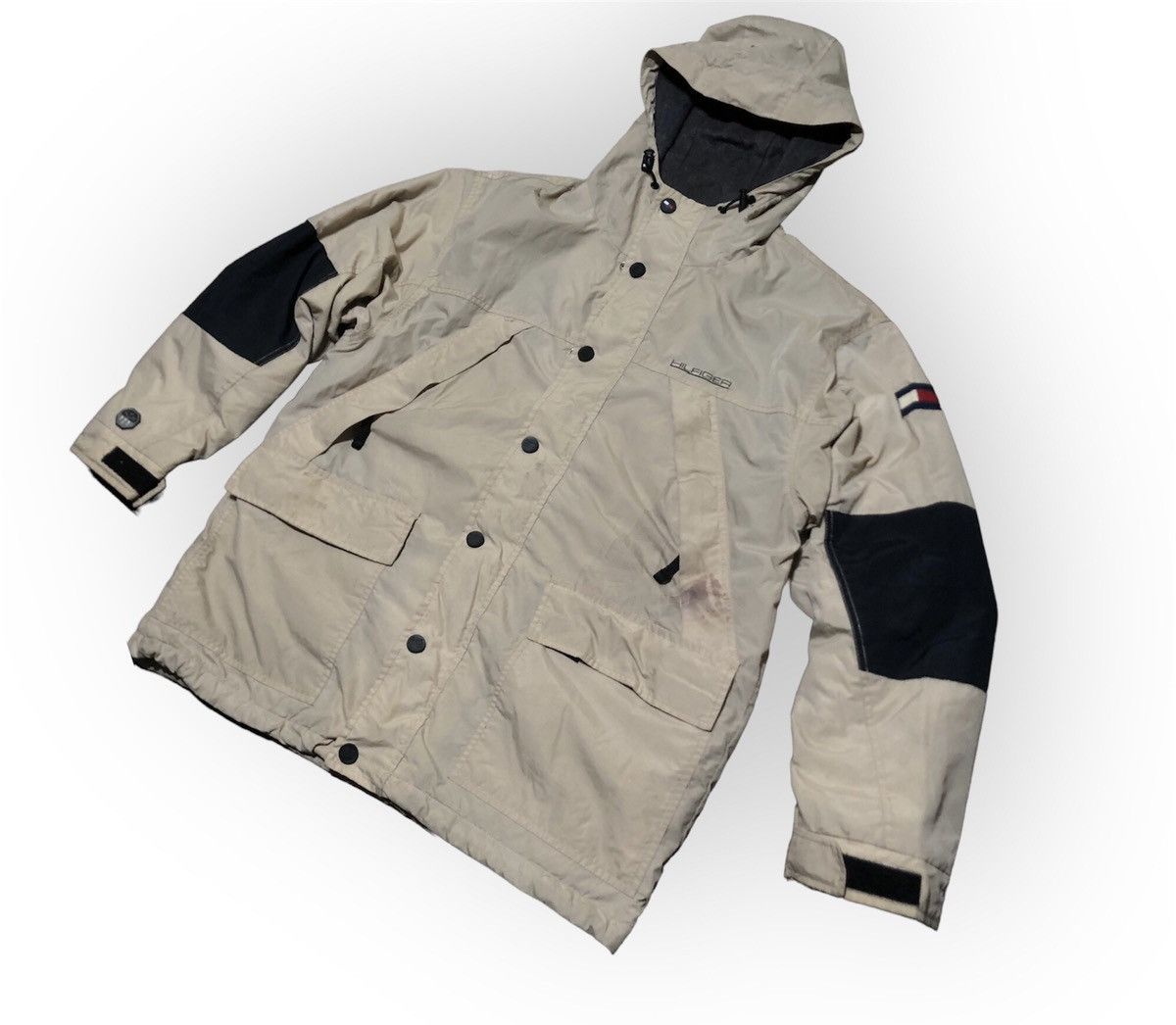Tommy Hilfiger × Vintage Vintage Tommy Hilfiger parka winter jacket Size US L / EU 52-54 / 3 - 1 Thumbnail