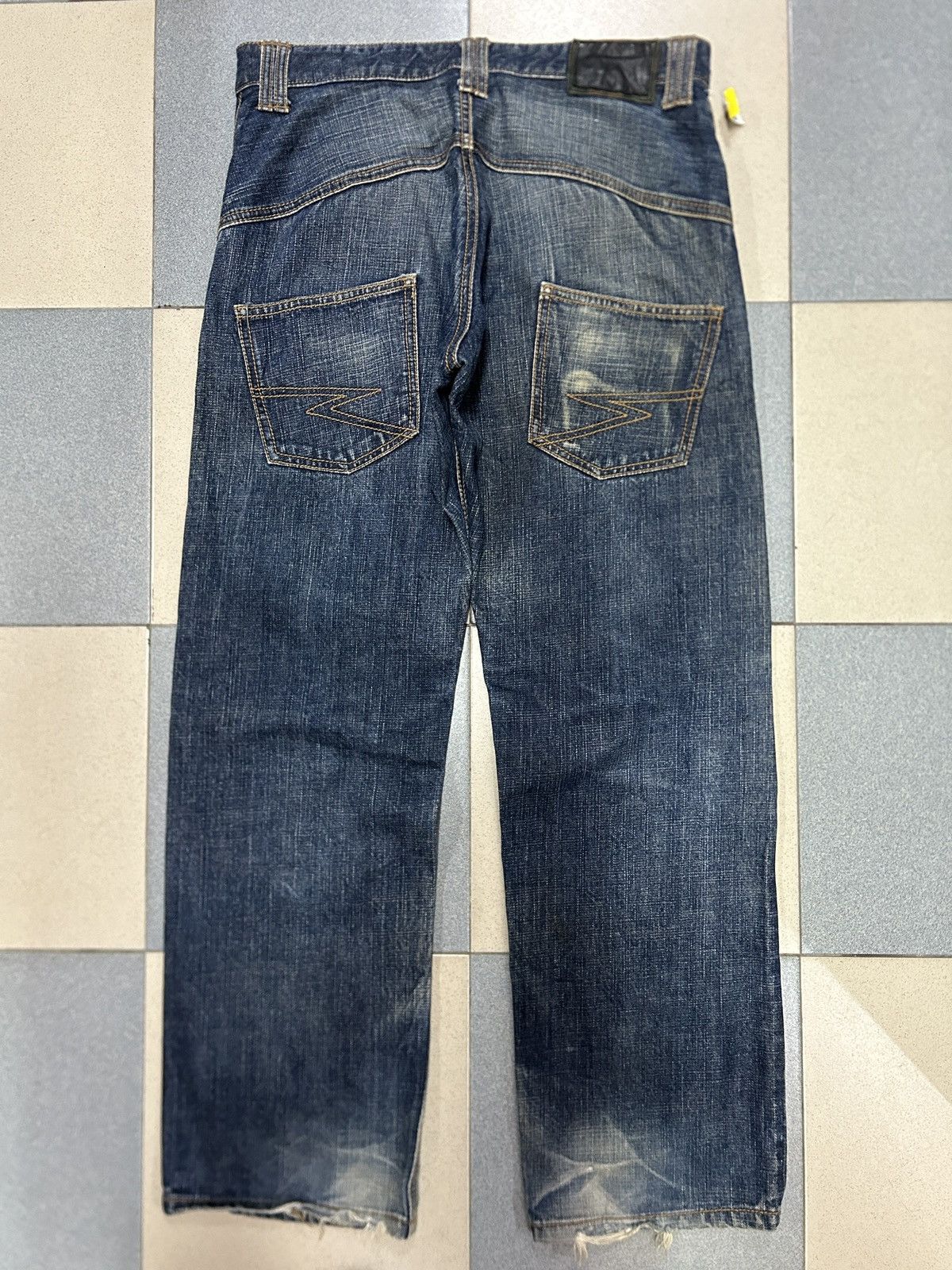 If Six Was Nine × Japanese Brand × Le Grande Bleu (L.G.B.) Vintage Japanese Brand Baggy Selvedge y2k Jeans Size US 34 / EU 50 - 5 Thumbnail