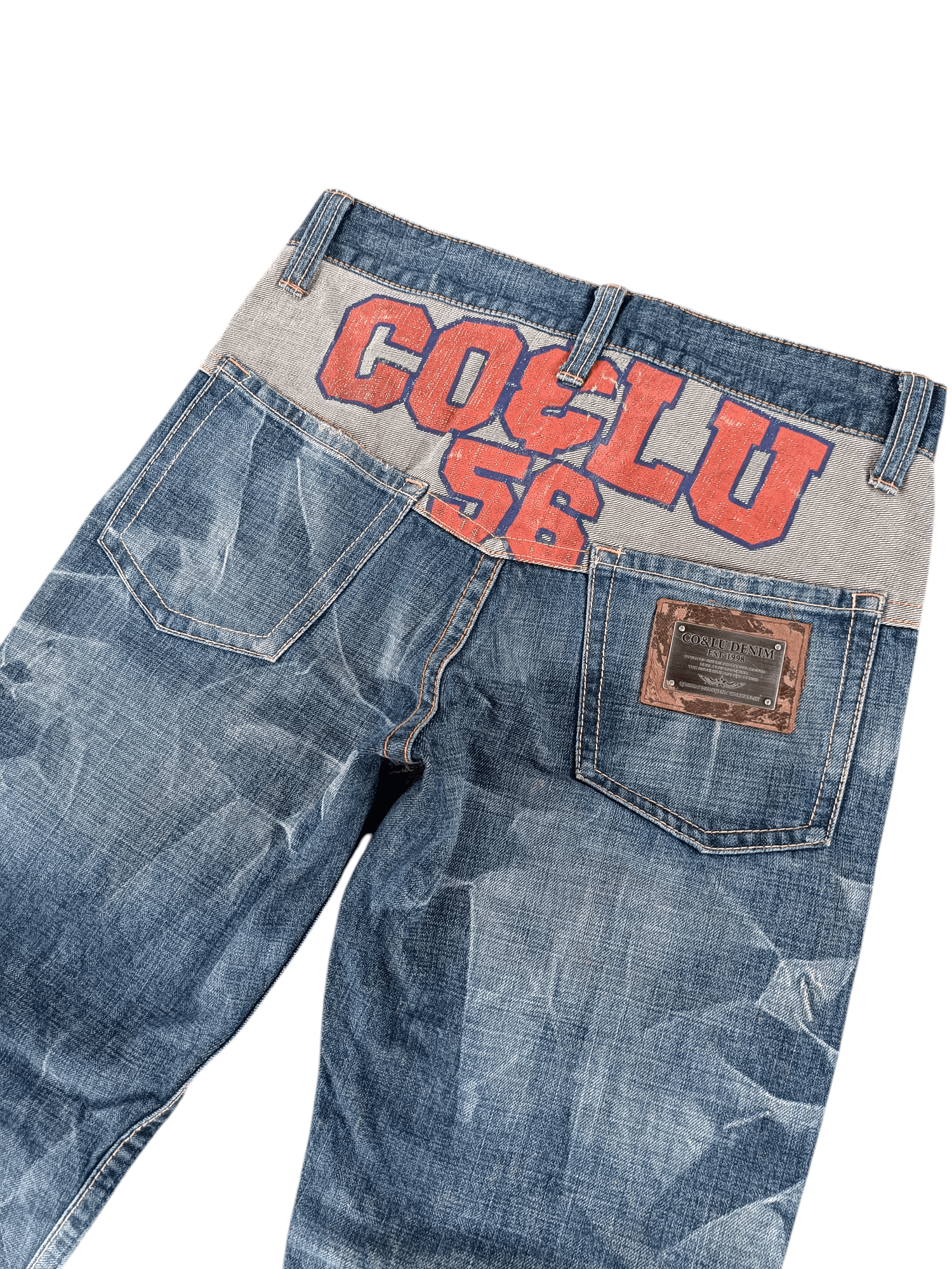 Japanese Brand Steals‼️Vintage Co&Lu 56 Big Logo Japanese Denim Jeans Size US 30 / EU 46 - 4 Thumbnail