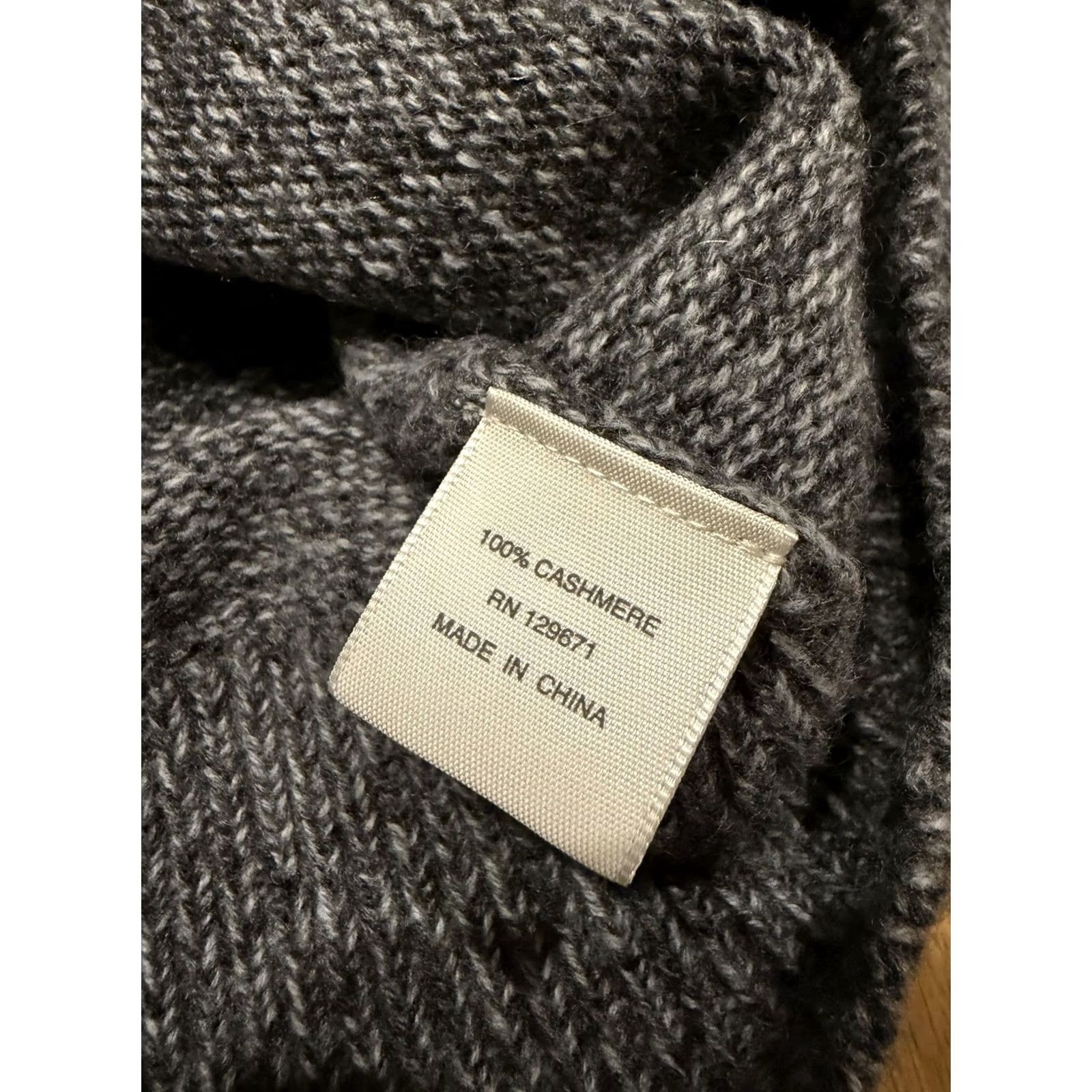 Vintage Naked Cashmere Turtleneck Sweater Men’s M Pullover Gray Melange N20945 Size US M / EU 48-50 / 2 - 6 Thumbnail