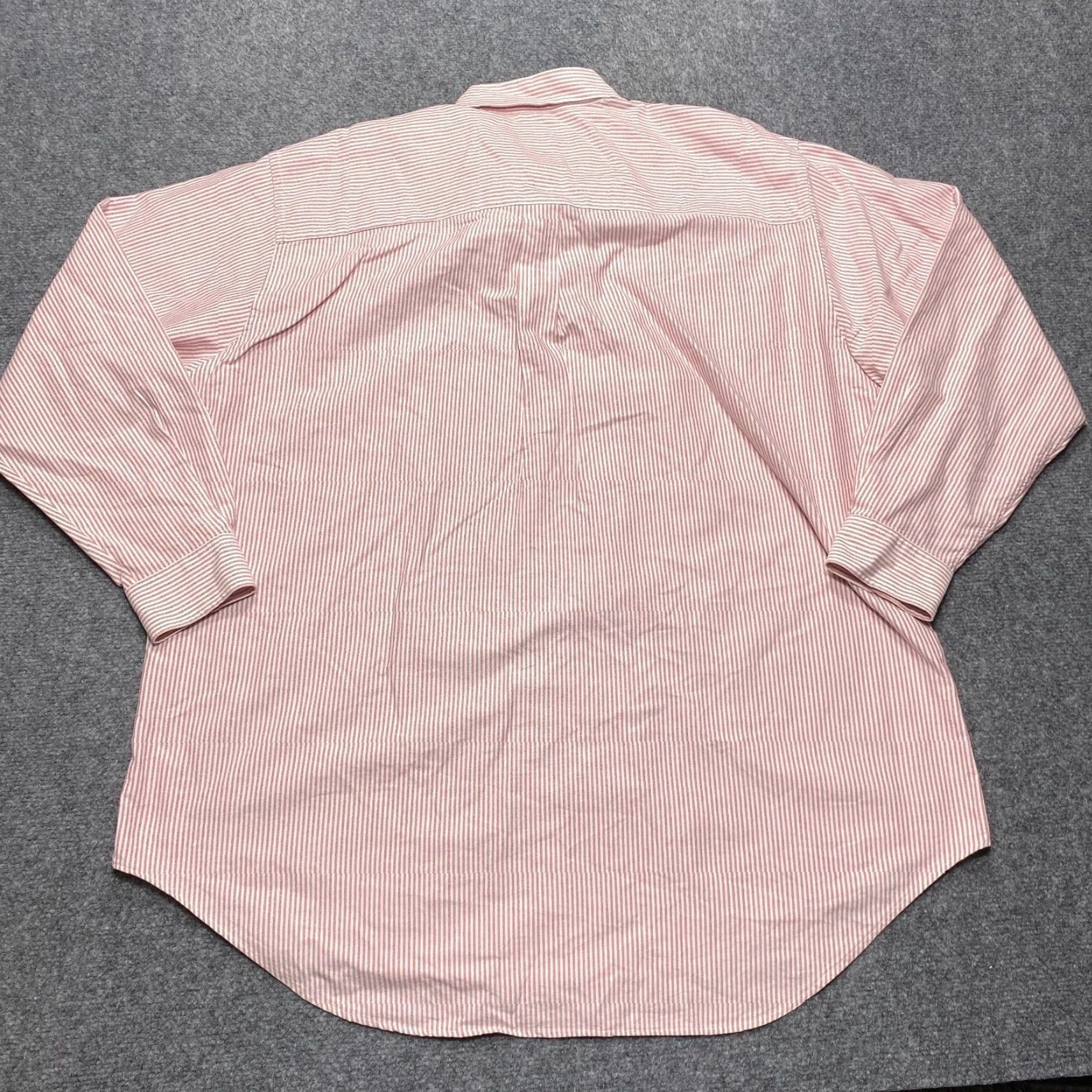 Abercrombie & Fitch VINTAGE Abercrombie & Fitch Shirt Men XL Pink Striped Button Long Sleeve Oxford Size US XL / EU 56 / 4 - 4 Thumbnail