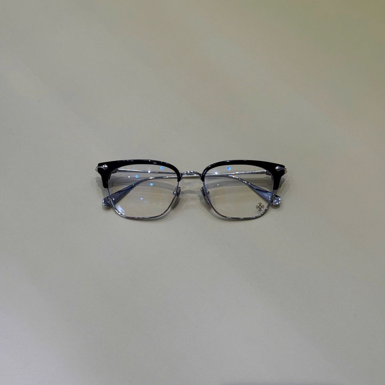Chrome Hearts CHROME HEARTS SLUNTRADICTION (54) BLACK/SHINY SILVER Size ONE SIZE - 6 Thumbnail