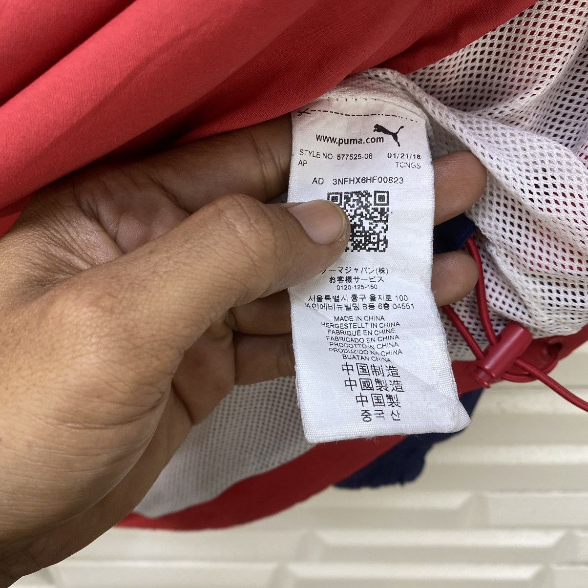 Puma 🔥Vintage Puma Anorak Center Big Logo Jacket Size US M / EU 48-50 / 2 - 7 Thumbnail