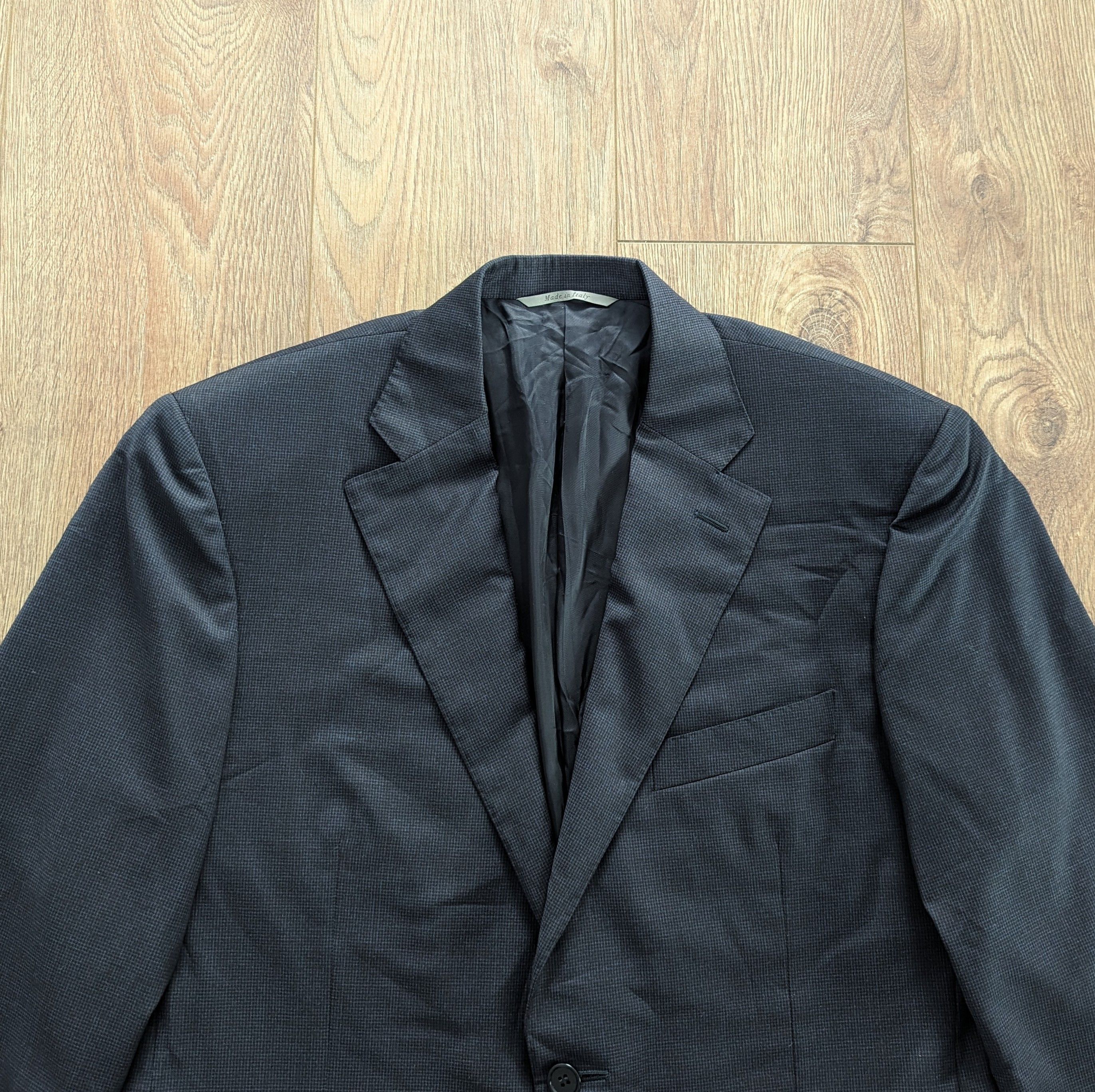 Canali Canali 13290/30 Classic Wool Blazer Jacket Made Italy Luxury Size 50R - 2 Thumbnail