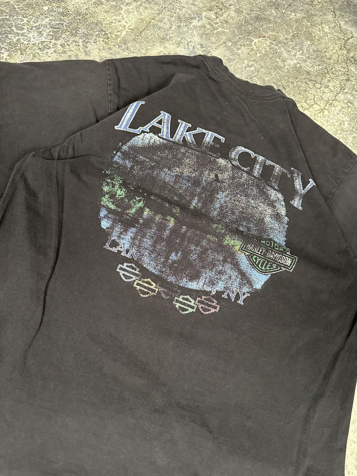 Harley Davidson × Vintage Vintage Thrashed Harley Tee Size US L / EU 52-54 / 3 - 7 Thumbnail