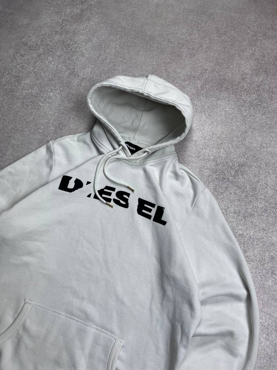 Diesel × Vintage Vintage Diesel Spellout Boxy Hoodie Y2K M Size US M / EU 48-50 / 2 - 2 Thumbnail